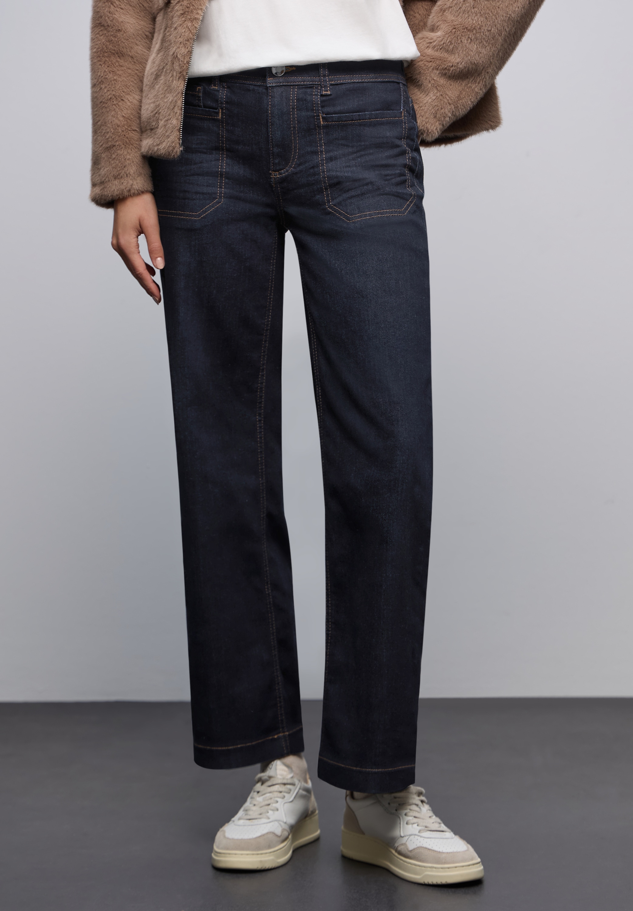 STREET ONE Weite Jeans im Five-Pocket Style günstig online kaufen