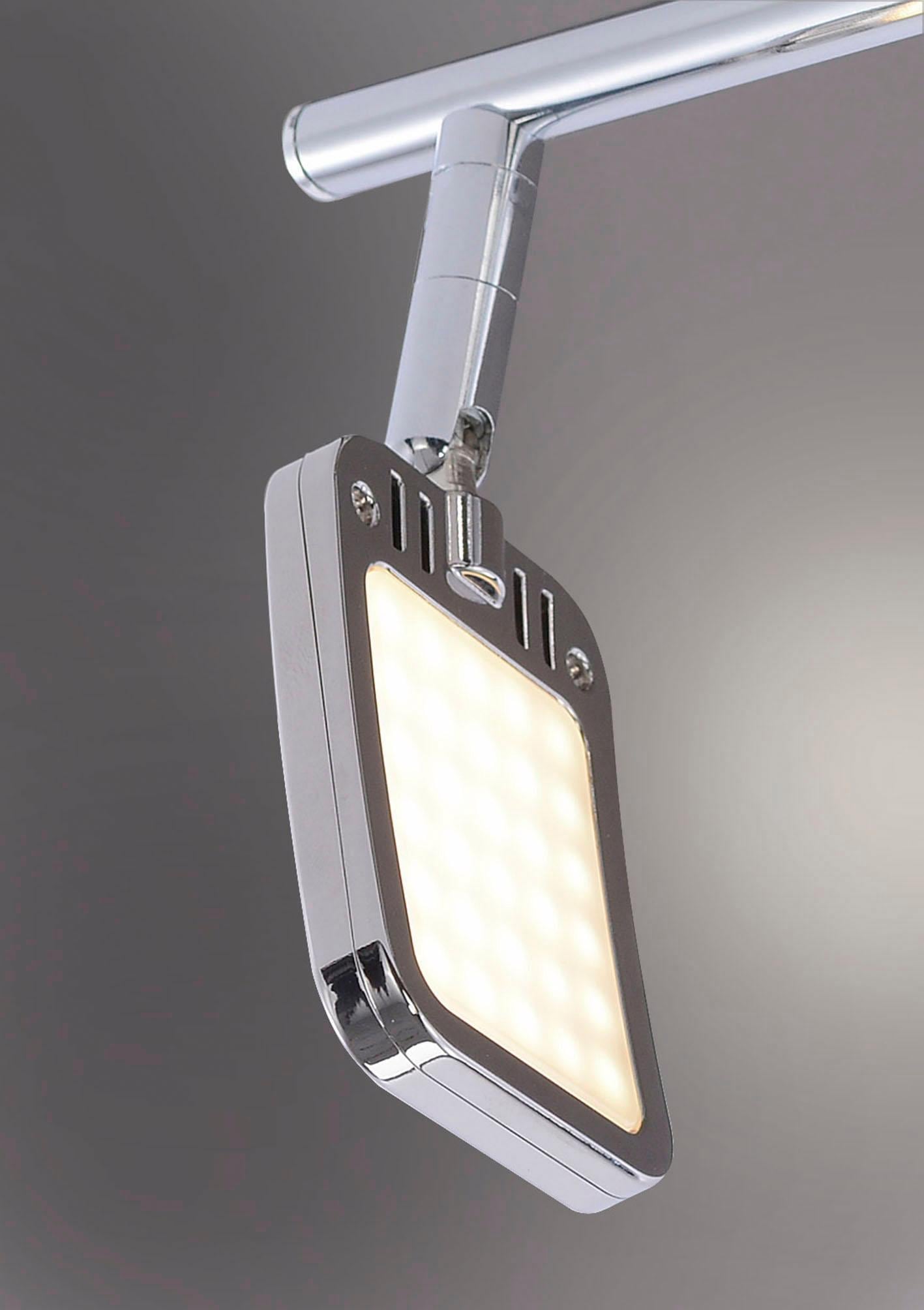 JUST LIGHT Deckenleuchte »Wella«, 4 flammig-flammig, inklusive festverbautem LED-Leuchtmittel