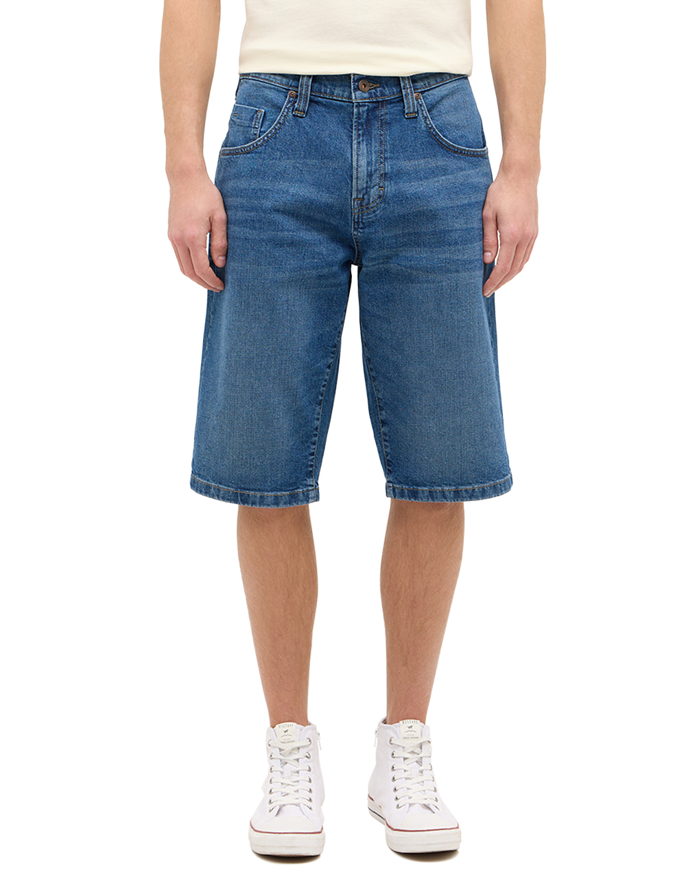 Shorts Homme MUSTANG – Coupe Normale, Tissu Confortable – Pour L'été, Le Sport, Les Loisirs