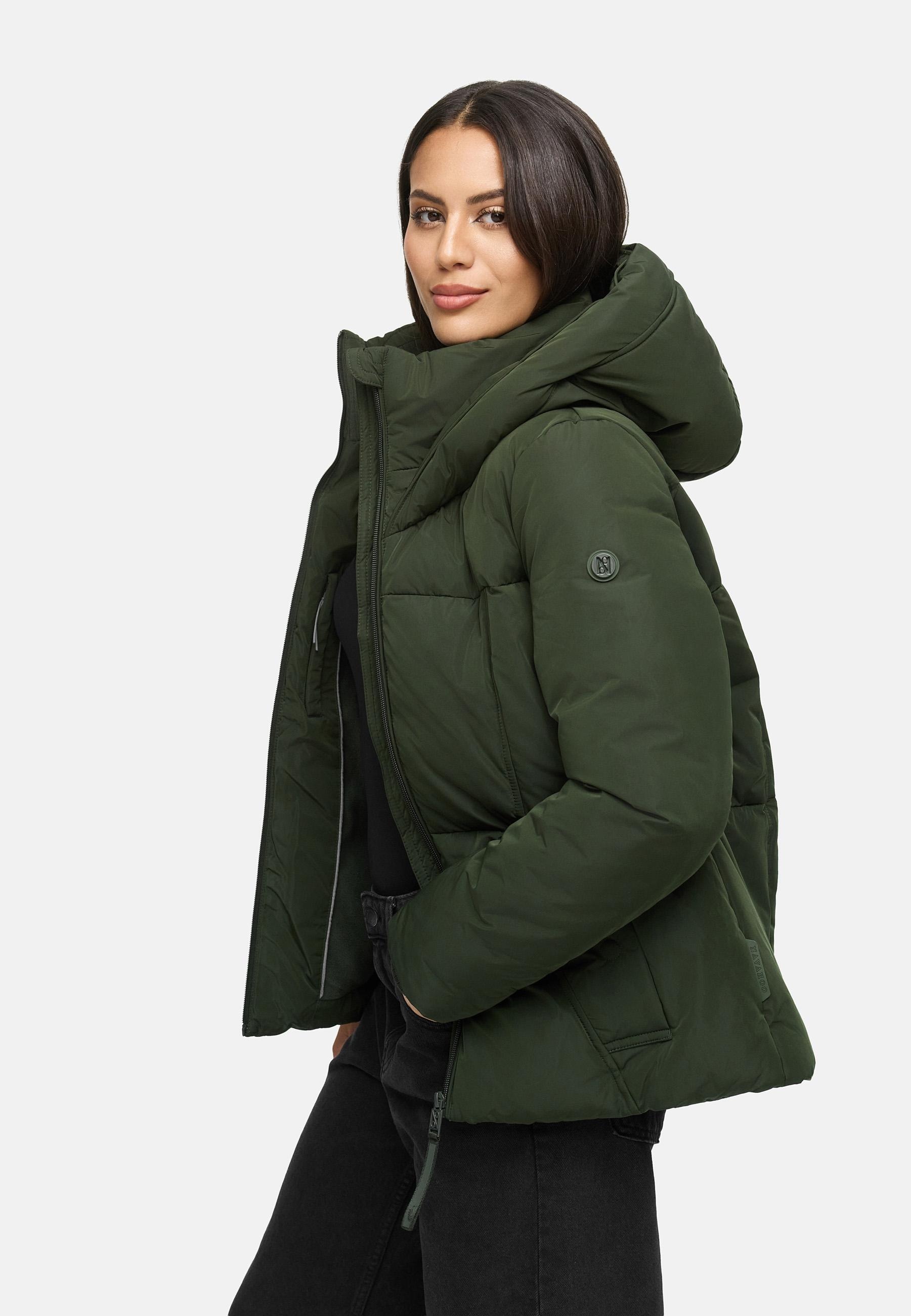 Navahoo Winterjacke »Flüsterfee 14«, mit Kapuze, Winter Steppjacke mit Kapuze