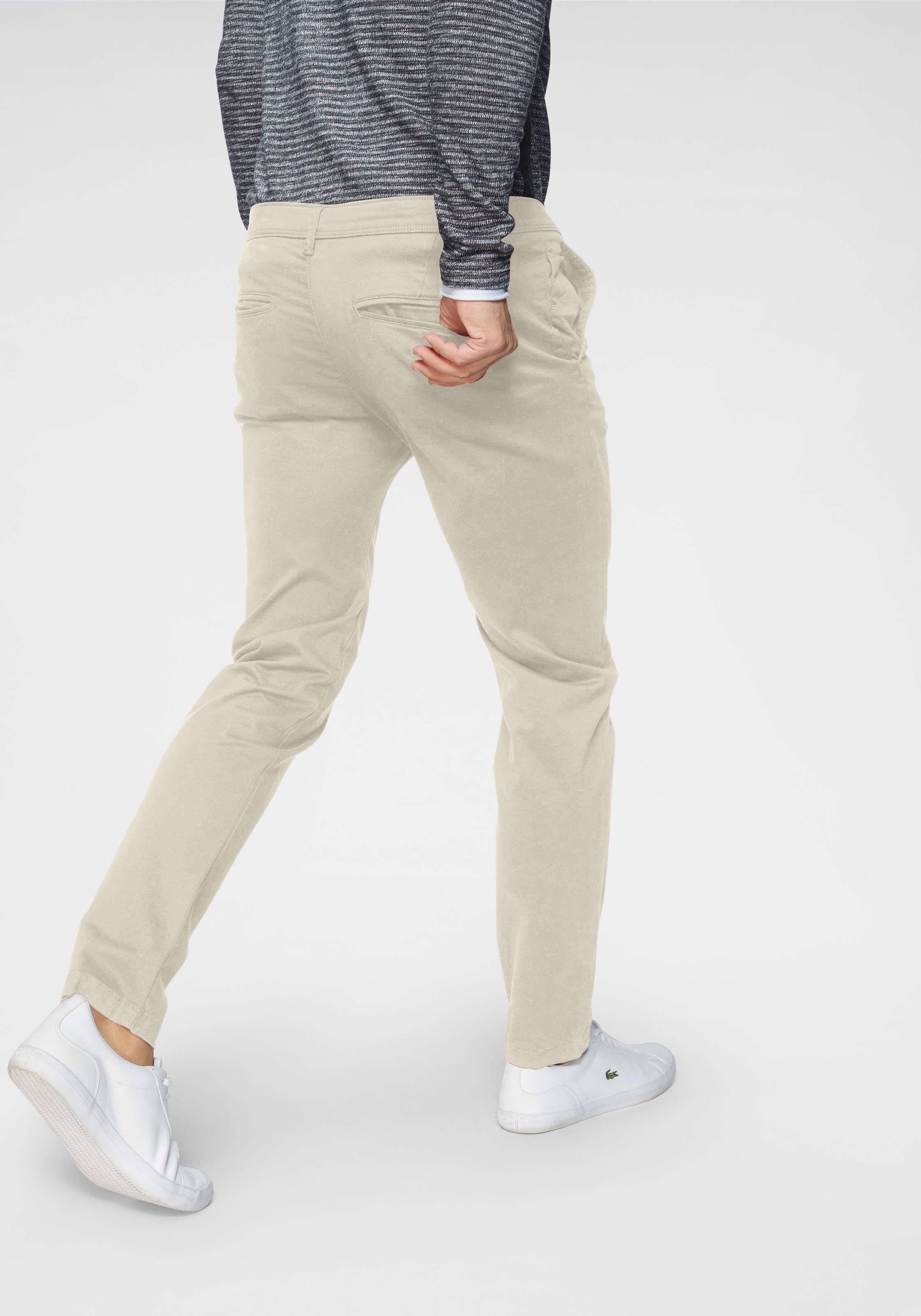 Jack & Jones Chinos "JPSTOLLIE JJDAVE CHINO", Säume zum Umschlagen günstig online kaufen