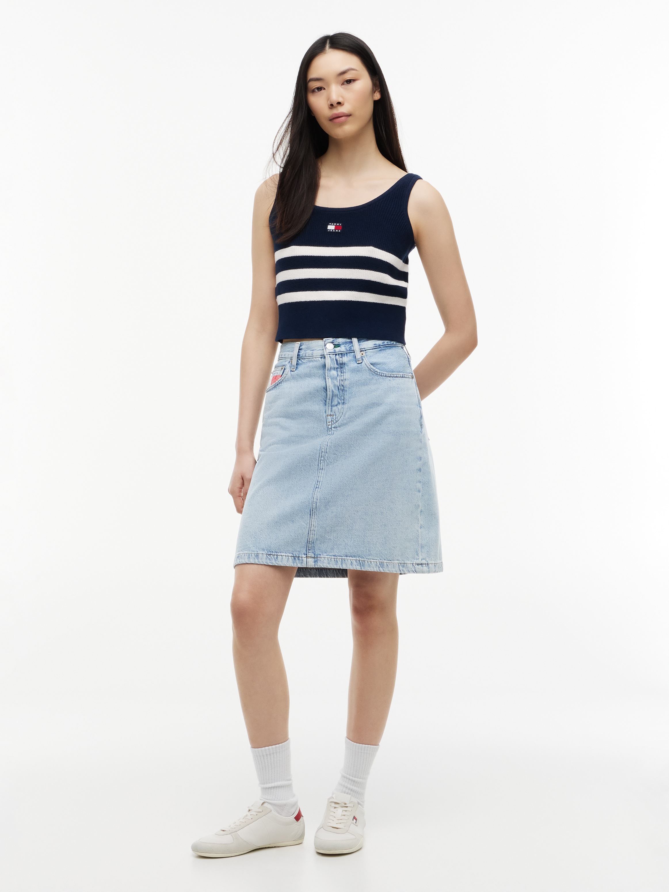 Tommy Jeans Jeansrock »CLAIRE SKIRT RWB CBF CJ6013« Baumwolle, 5-Pocket Style