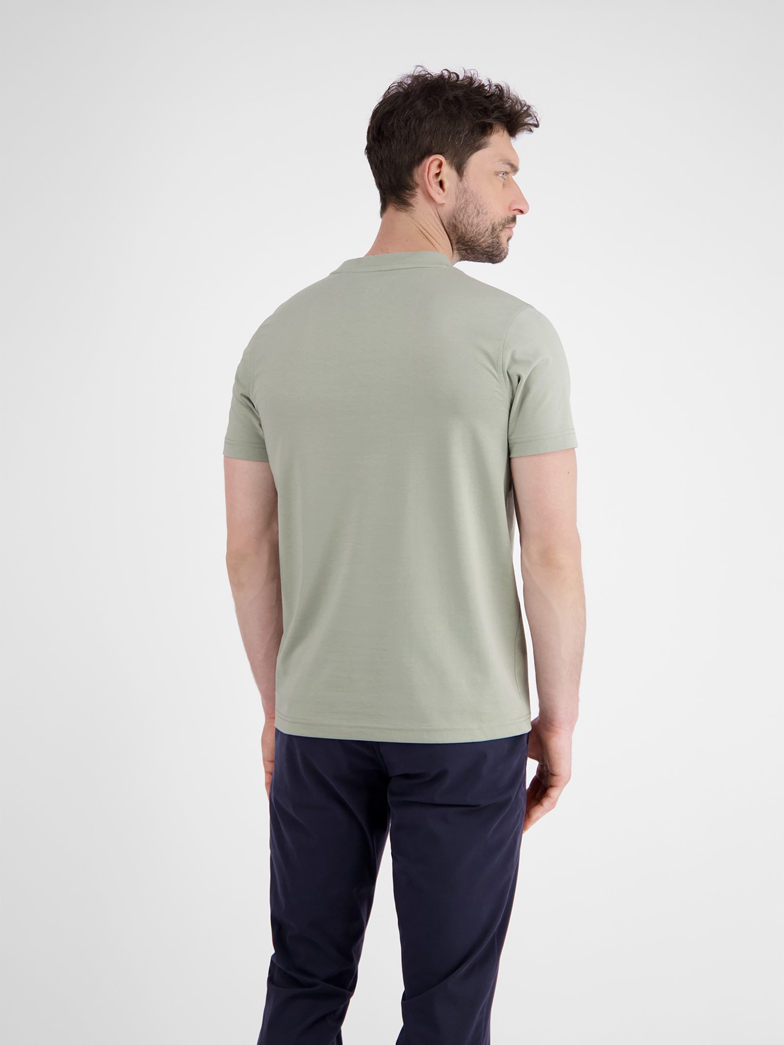 LERROS T-Shirt, mit Logo Stickerei