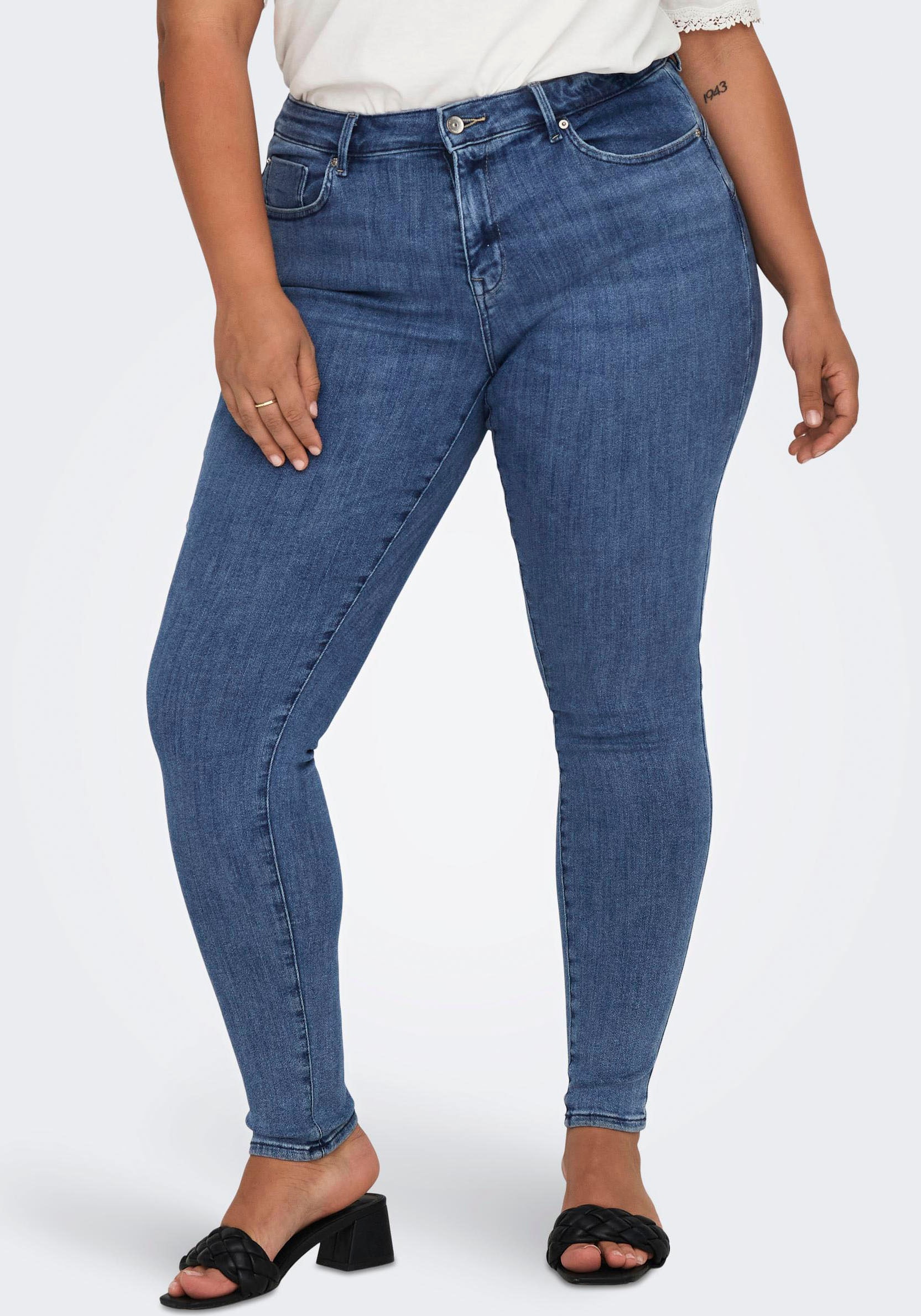 ONLY CARMAKOMA Skinny-fit-Jeans »CARPOWER MID SKINNY ...
