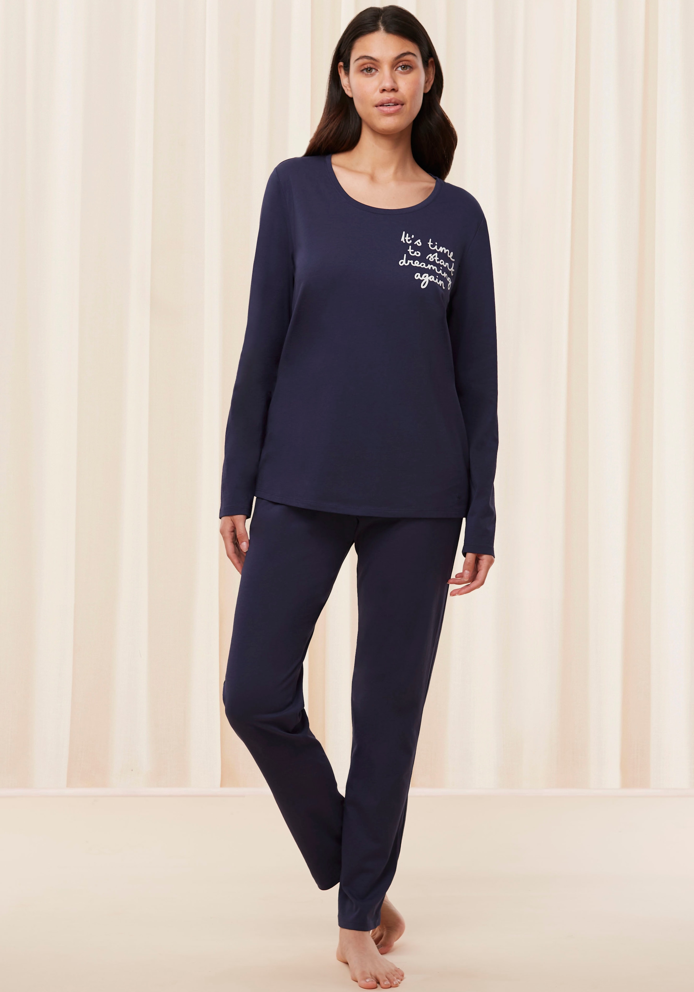 Triumph Pyjama "Sets PK 03 LSL X", (2 tlg.), atmungsaktiv