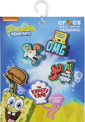 Schuhanstecker »Jibbitz™ Spongebob«, (Set, 5 tlg., Kein Spielzeug. Nicht für Kinder...