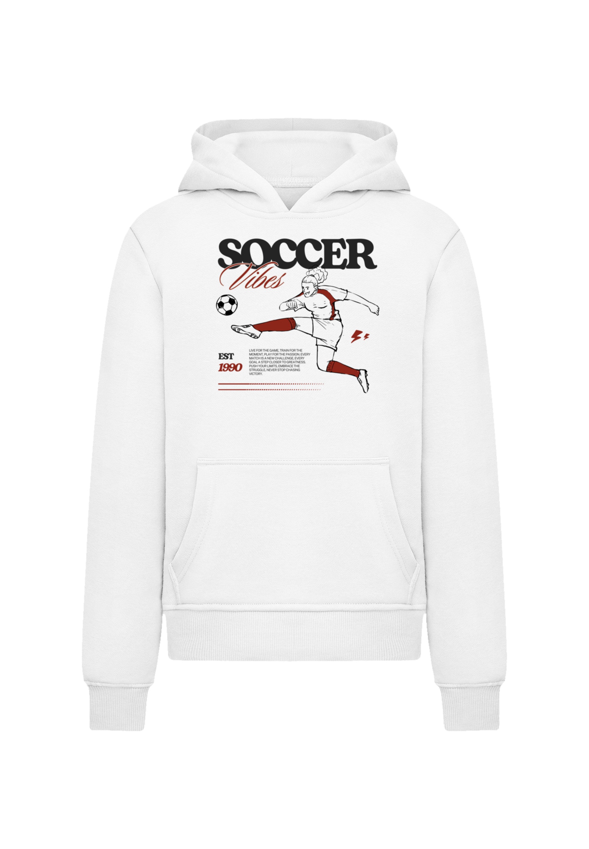 F4NT4STIC Kapuzenpullover »Soccer Vibes Sport Fan«, Premium Qualität