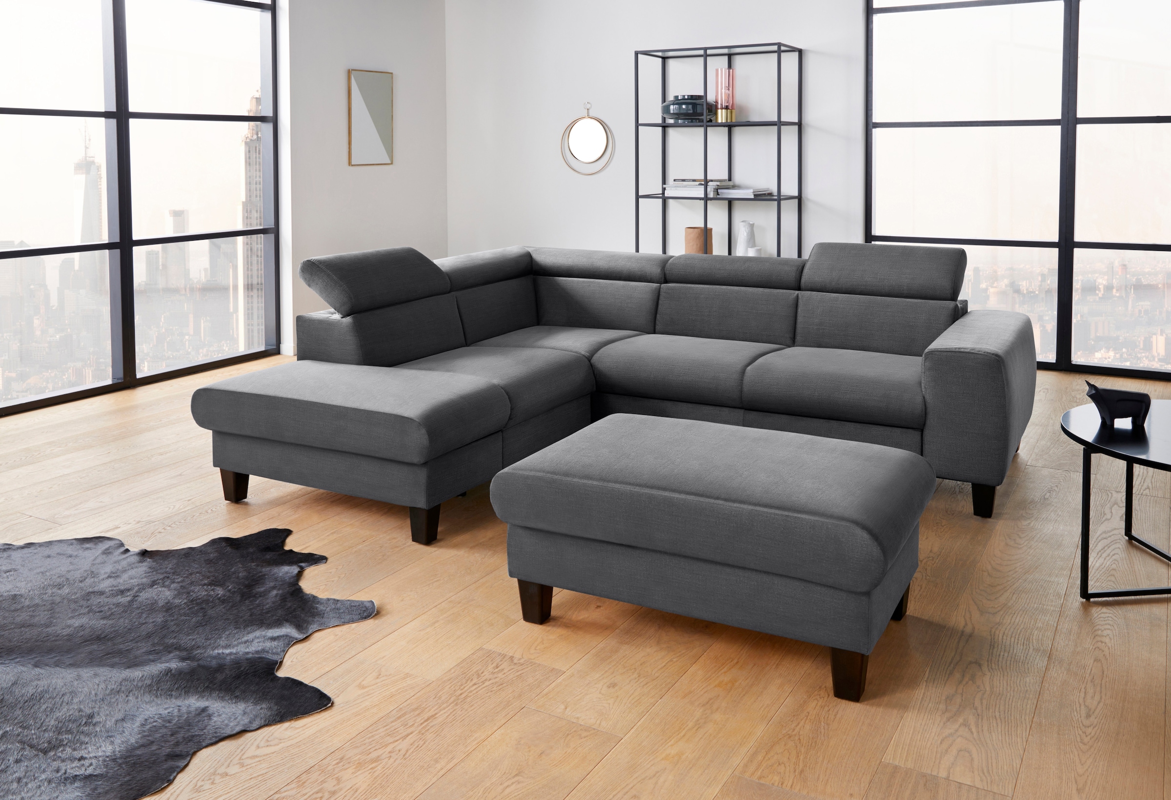 COTTA Polstergarnitur "Morven L-Form", (Set), Set bestehend aus: Ecksofa mi günstig online kaufen