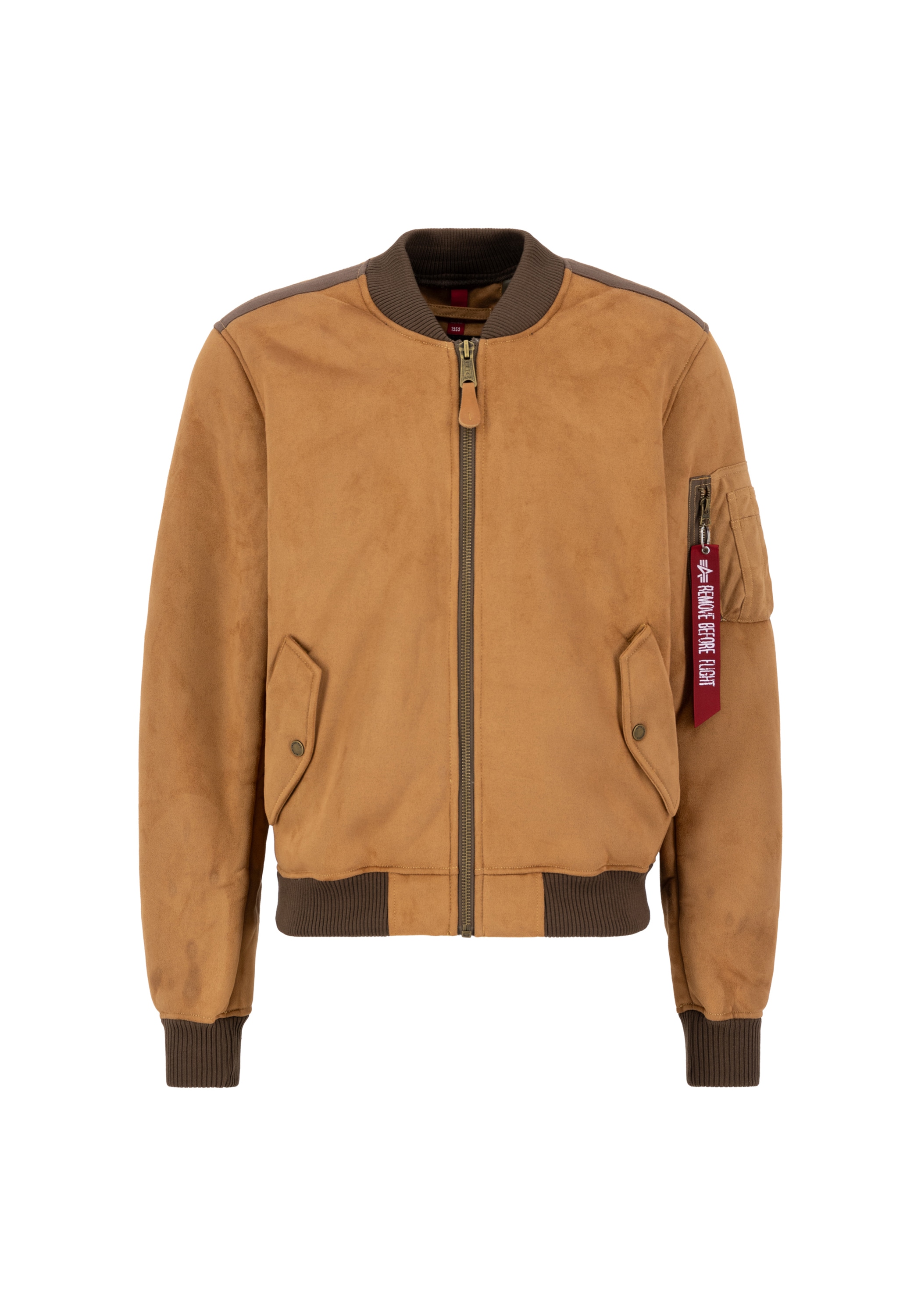 Alpha Industries Bomberjacke "MA-1 Faux Suede" günstig online kaufen