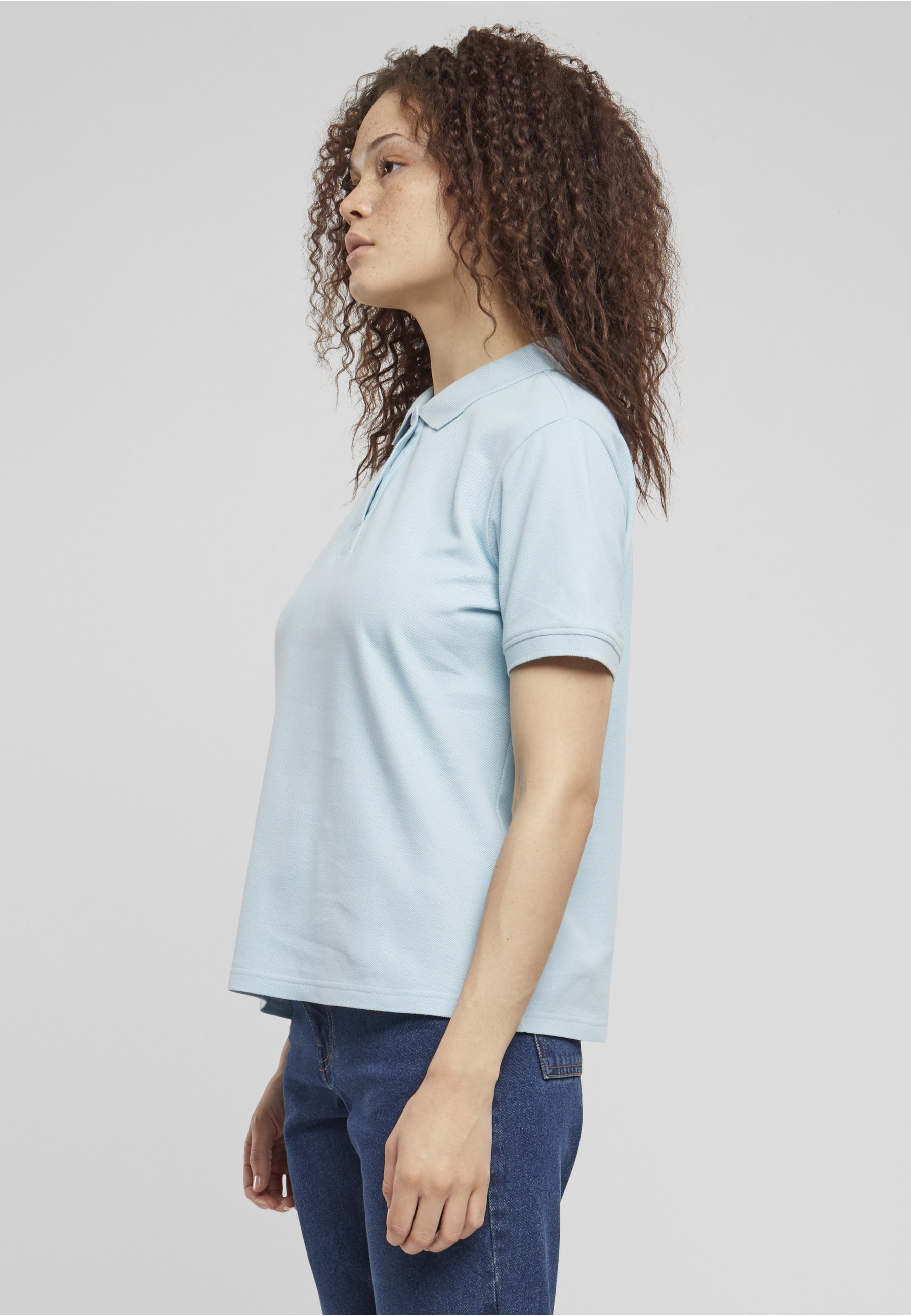 URBAN CLASSICS Poloshirt »Urban Classics Ladies Polo Shirt« 1 Stk.