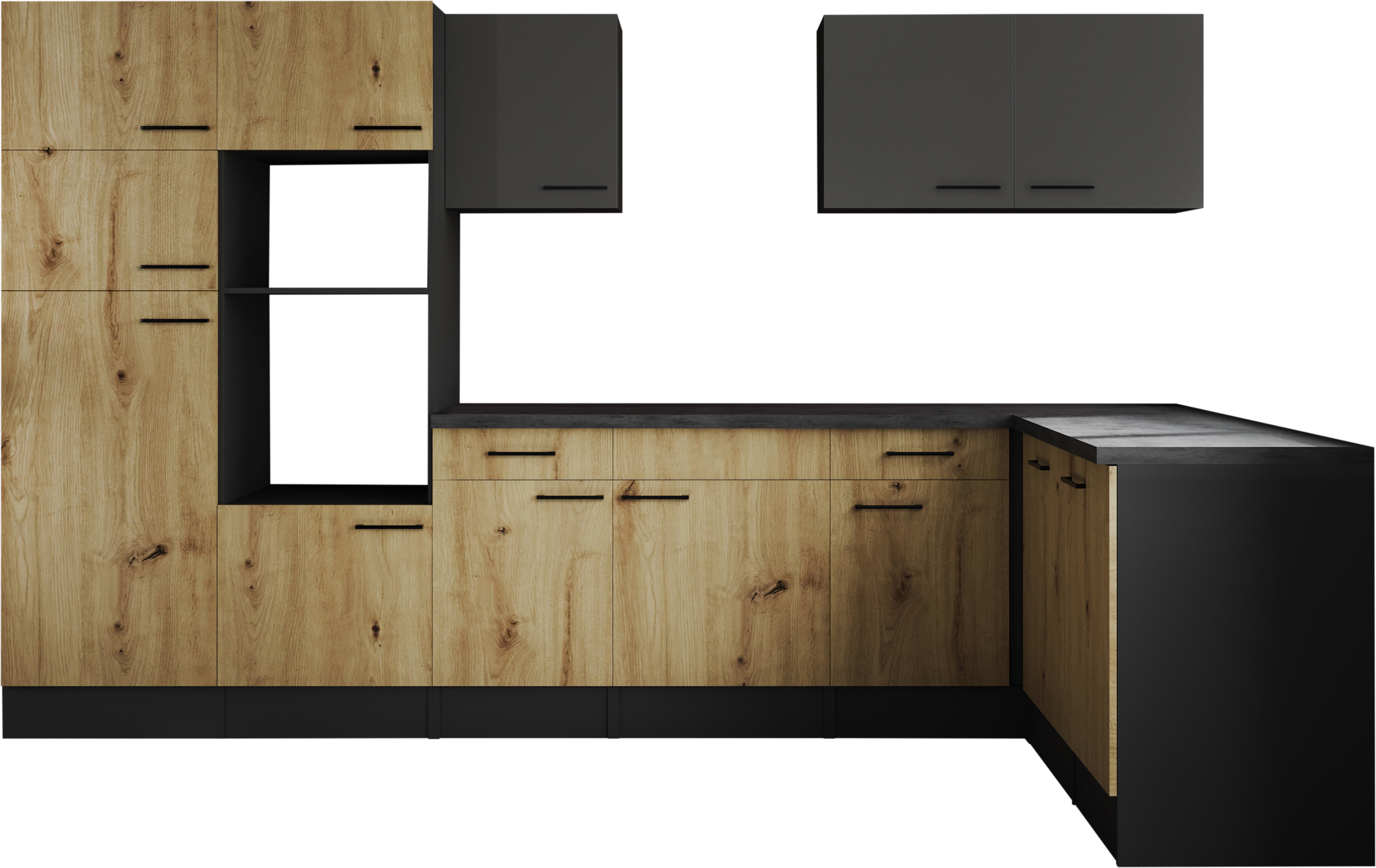 RESPEKTA Winkelküche "Oliver" Breite 340 cm, 90 cm Arbeitshöhe, in exklusiv günstig online kaufen