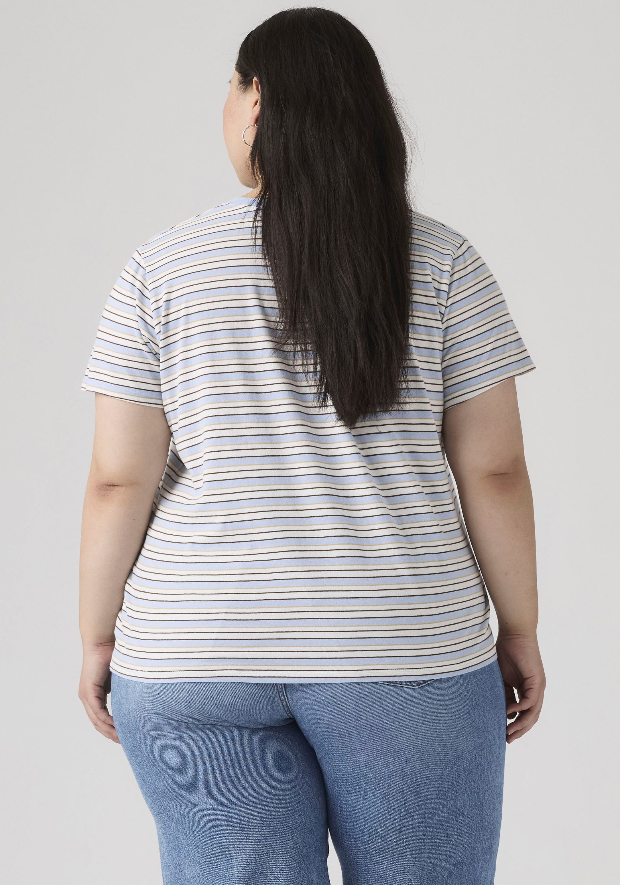 Levi's® Plus T-Shirt »PL THE PERFECT« im Streifendesign