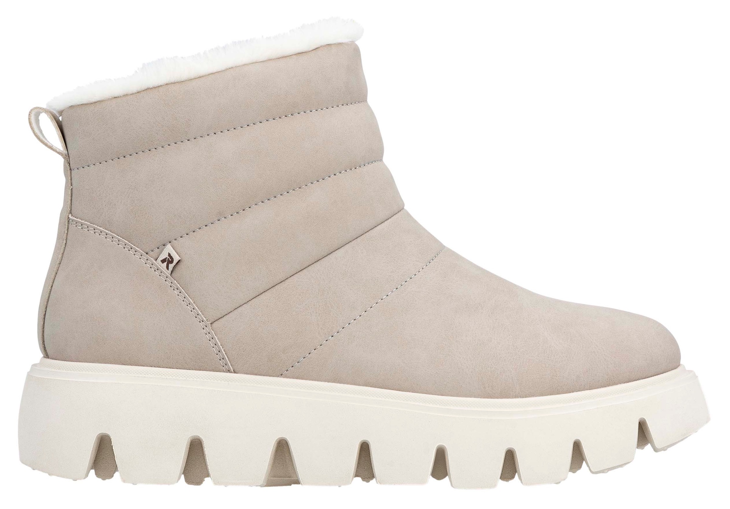 RIEKER Sport Winterboots, Schlupfboots, Stiefelette mit herausnehmbarer Soft-Einlage