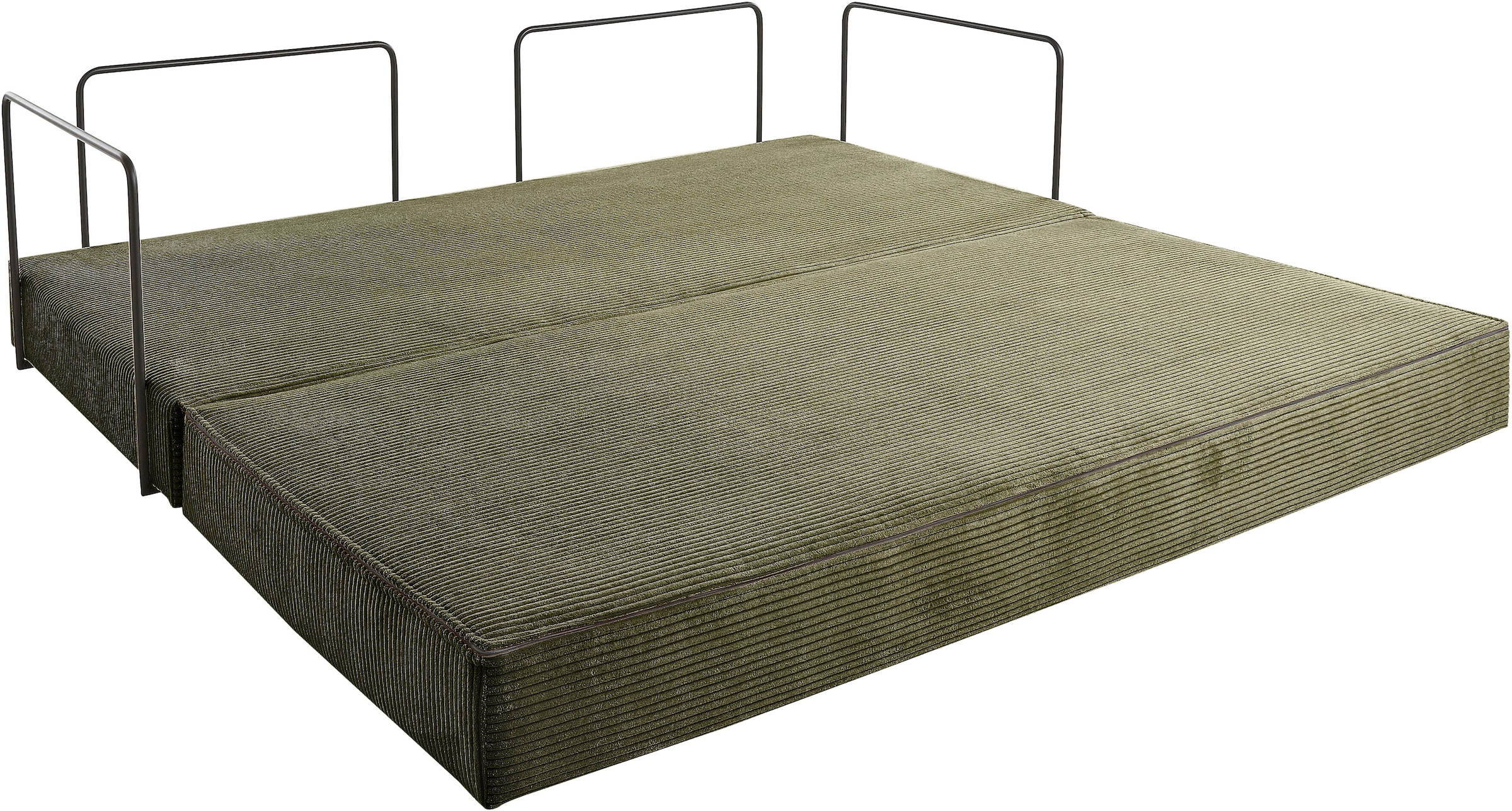 homsy by Ana Johnson Schlafsofa »Folda Dauerschläfer, B: 206 cm, Liegefl. 181x198 cm« mit Bett-/Schlaffunktion, inkl. 1x Zierkissen, Tonnentaschenfederkern