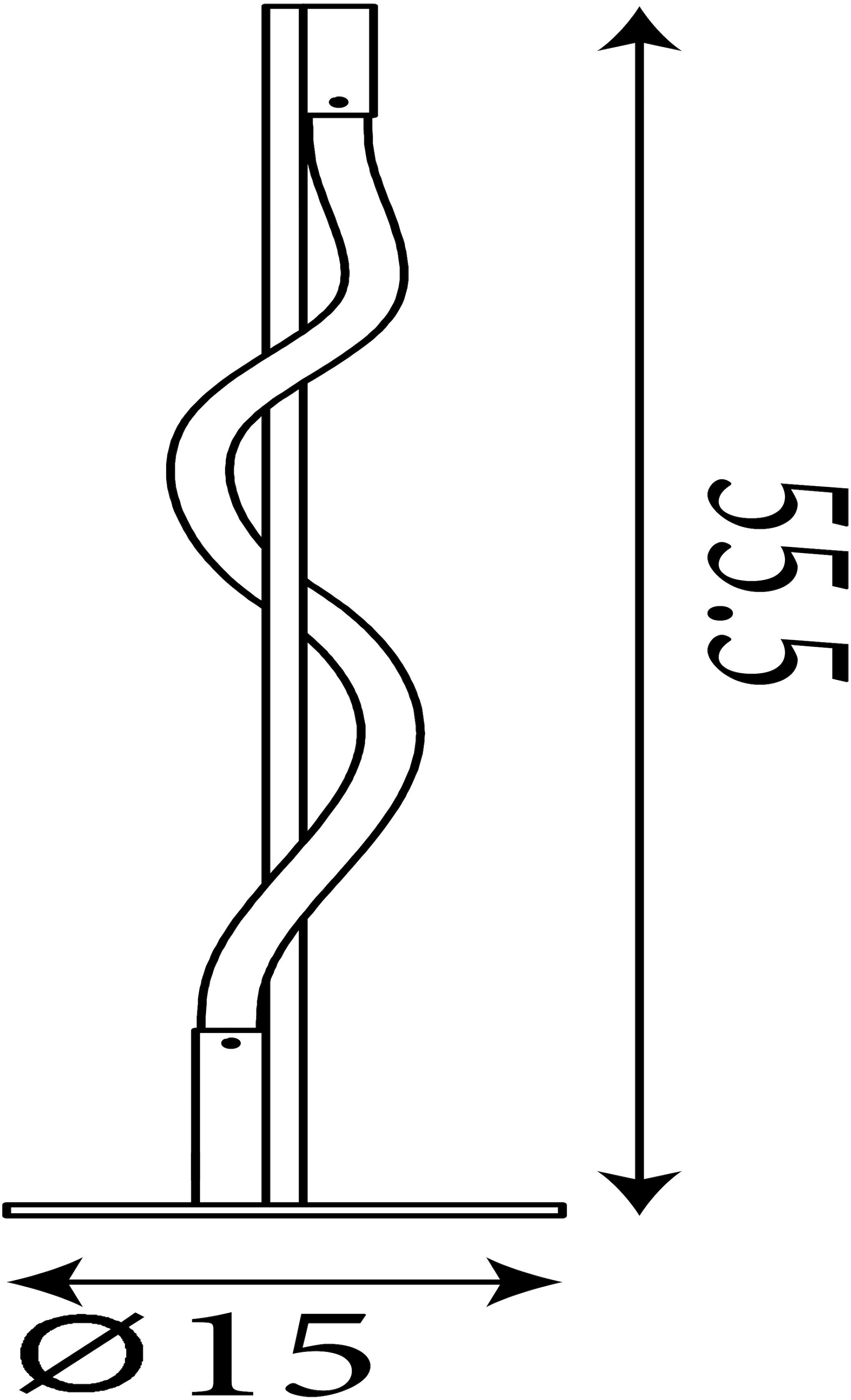 Searchlight Tischleuchte »Schlangentischlampe - Schwarzmetall- und Opalröhre« LED-Modul 1 Stk.