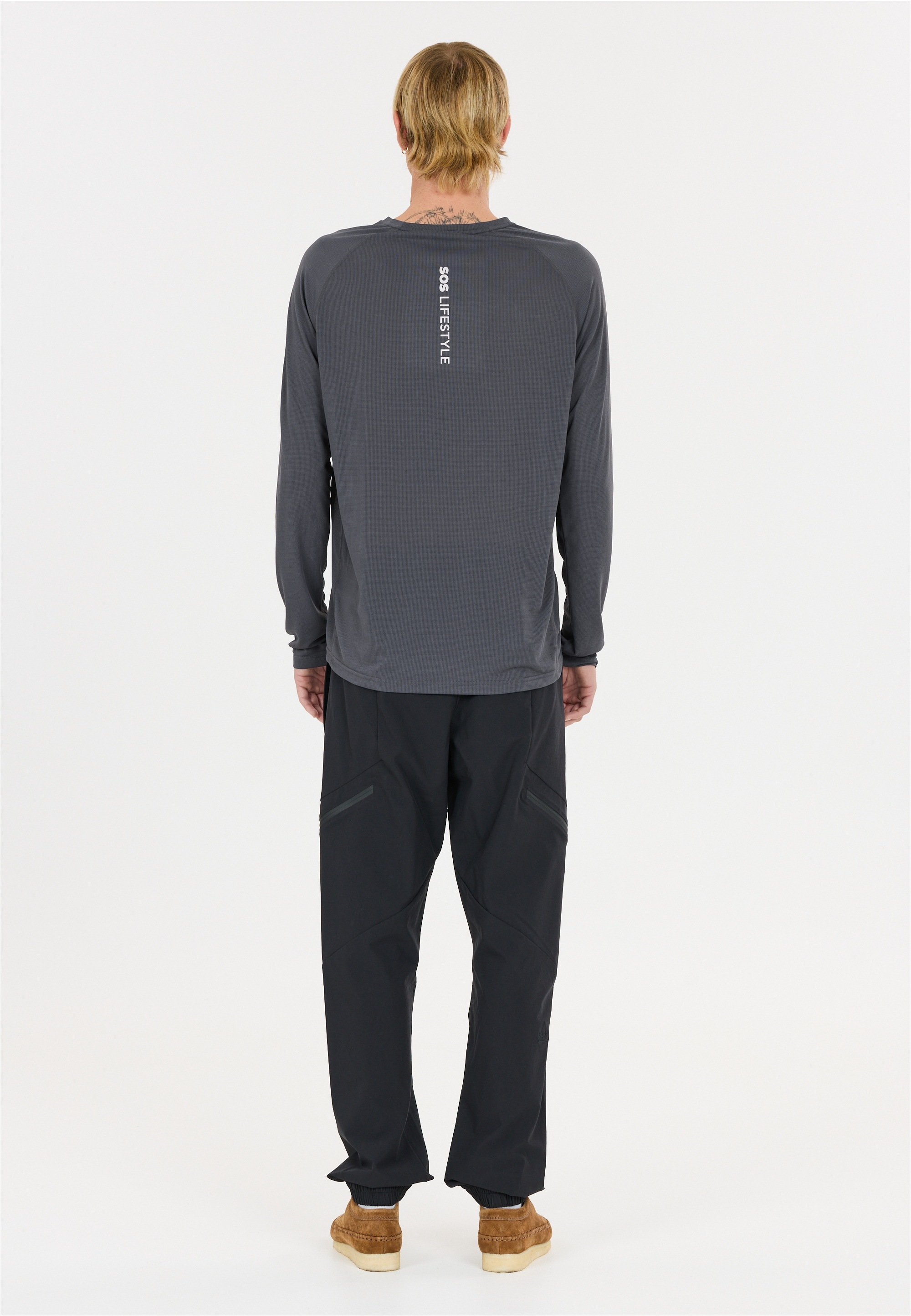 SOS Pillar Longsleeve Men Dark Gray S 3