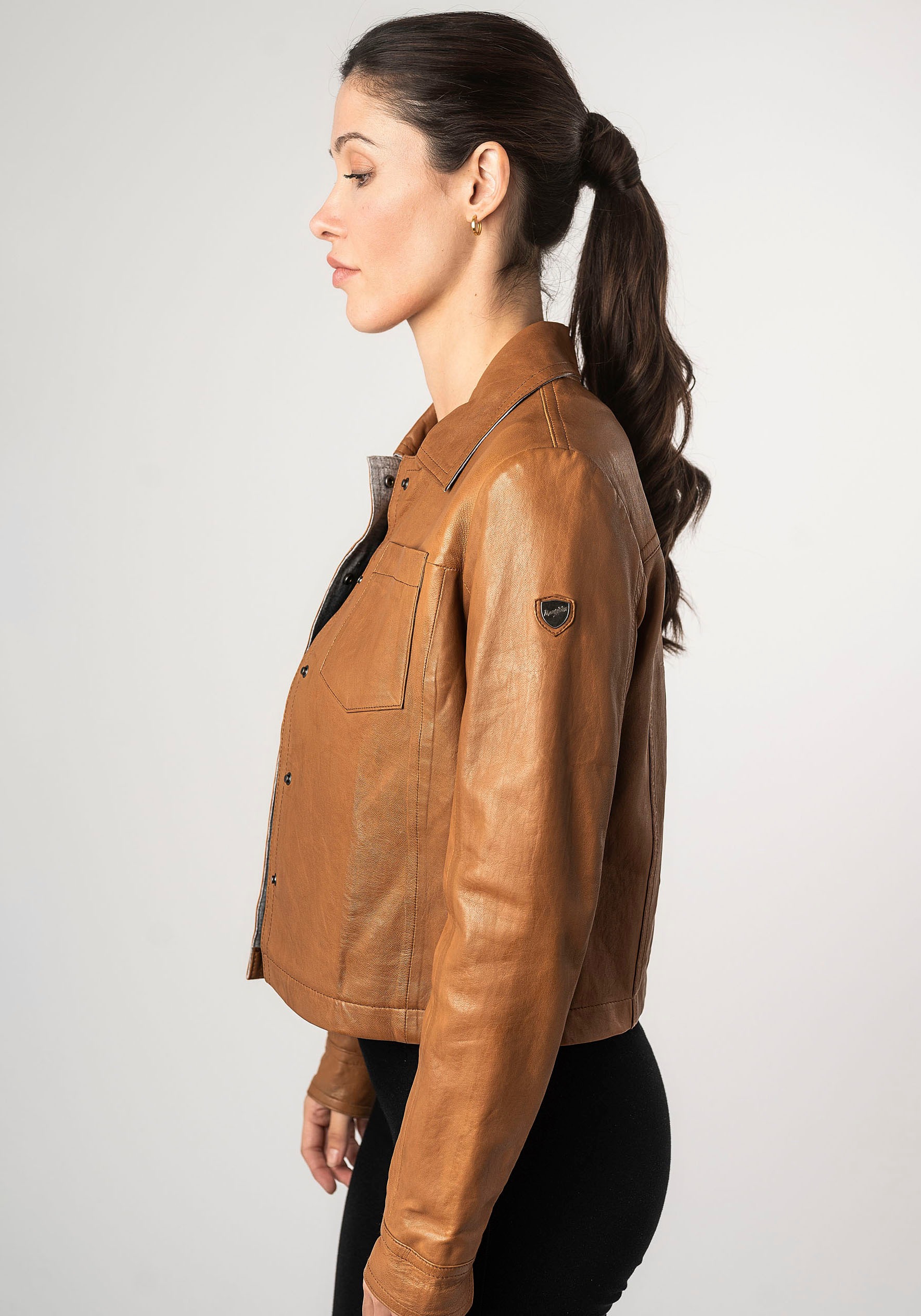 Mauritius Lederjacke »MWLefei«, mit Brusttaschen