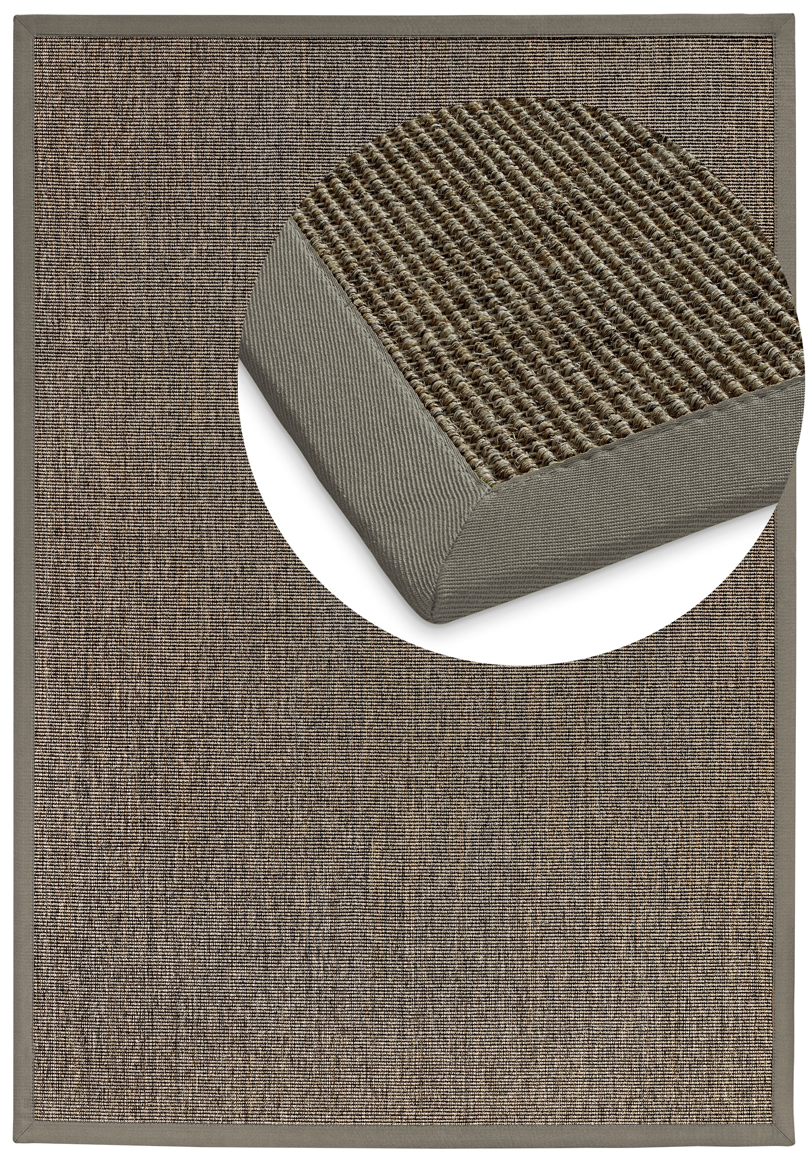 Dekowe Sisalteppich "Mara S2 mit Bordüre" rechteckig 5 mm Höhe Flachgewebe, günstig online kaufen