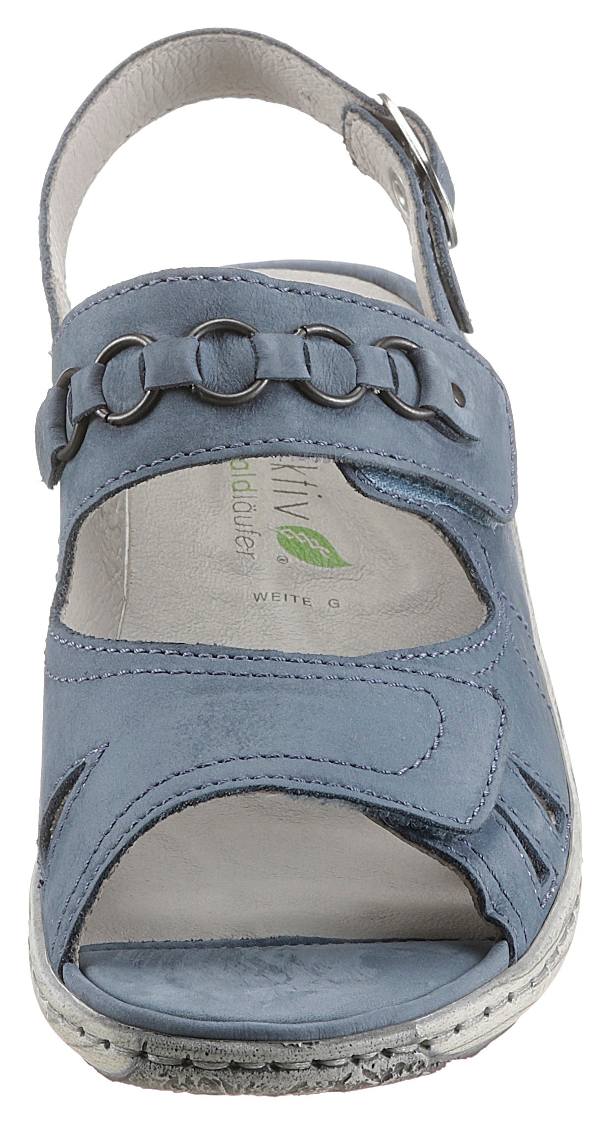 Waldläufer Garda Damensandalen Blau 41 3
