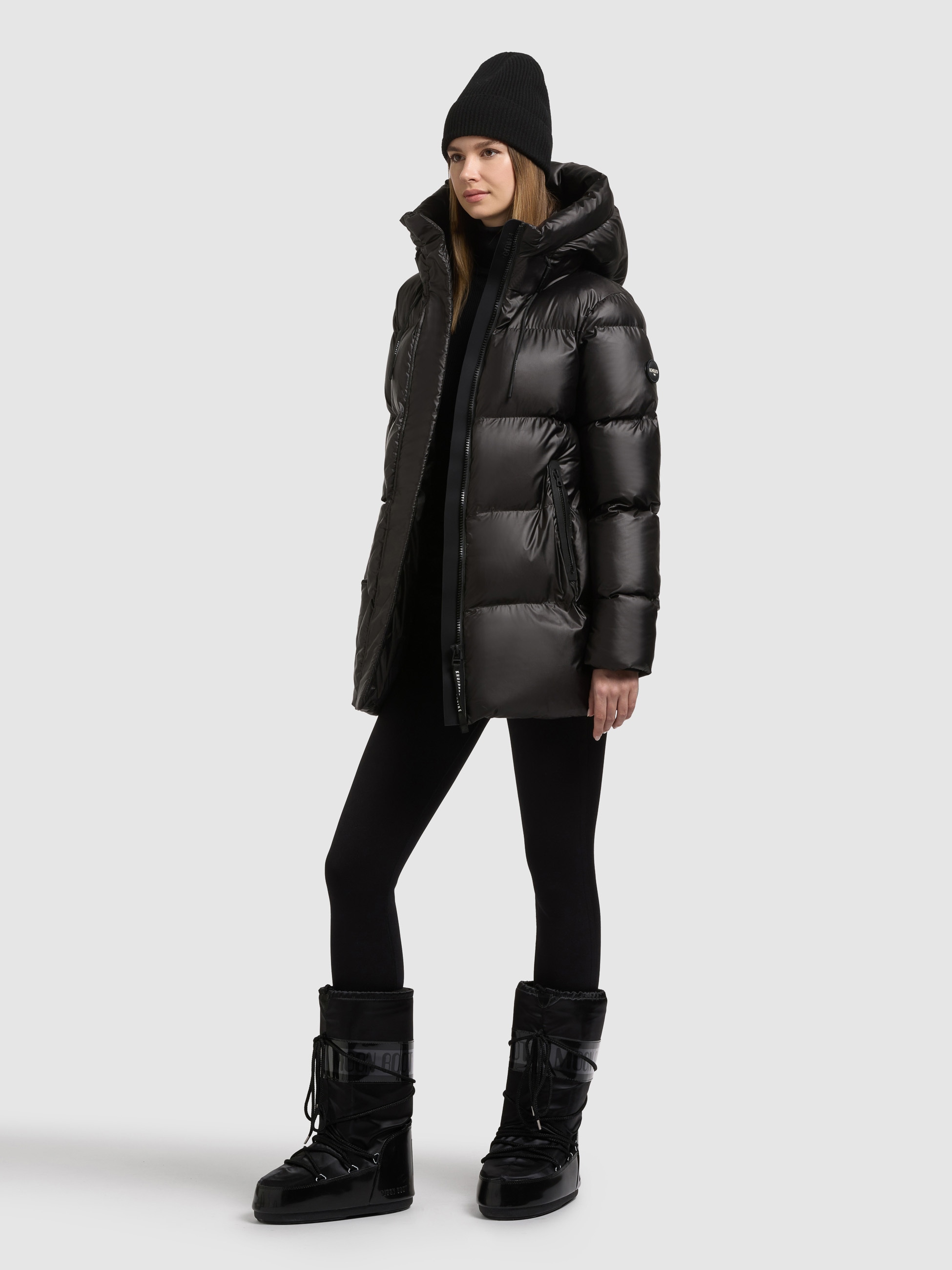 khujo Steppjacke »DROWN SHINY« mit Kapuze