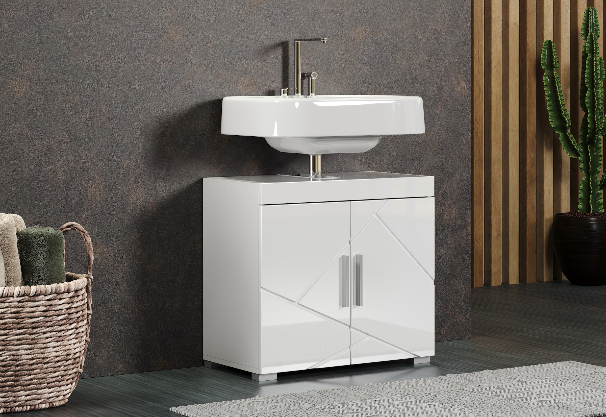 welltime Waschbeckenunterschrank »Avena« 1 Stk. tlg.