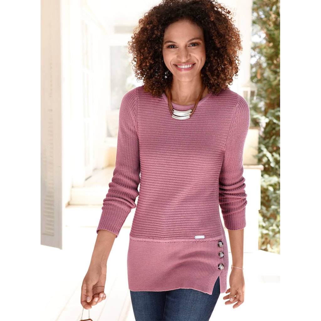 Casual Looks Rundhalspullover »Pullover«