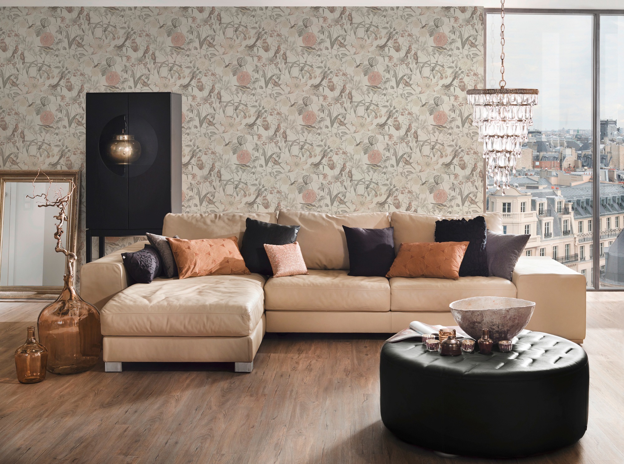 A.S. Création Vliestapete »Exotic Life tropisch floral natürlich«, floral-botanisch-Wald, Blumen-Tapete Floral Tapeten Wohnzimmer Schlafzimmer Küche Design Büro