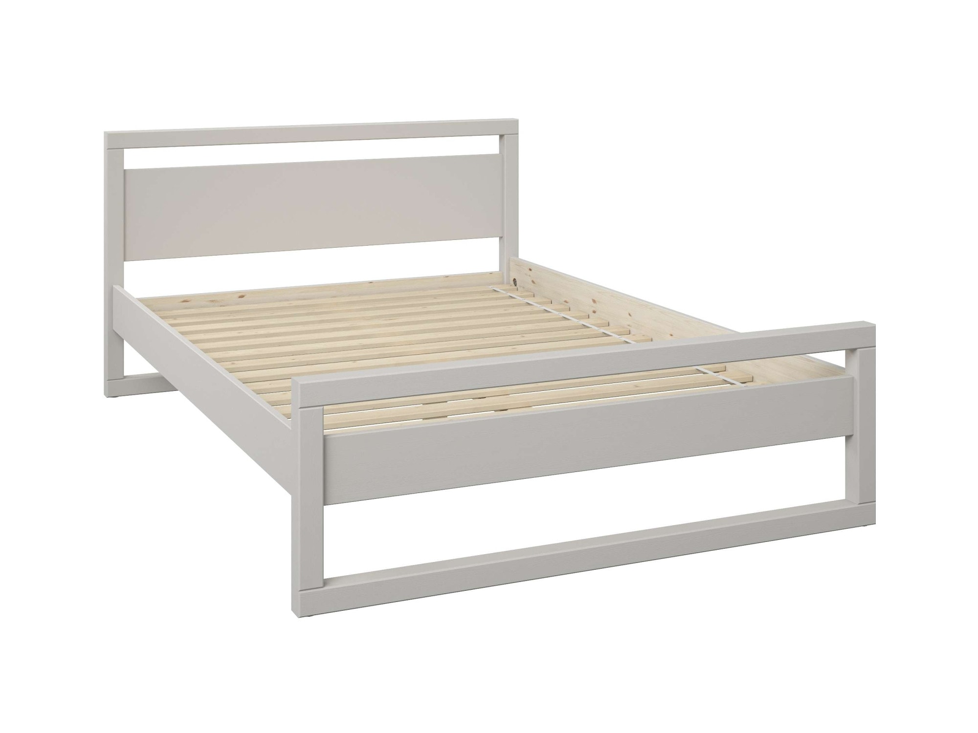 OTTO home Massivholzbett »Wellow , Kaschmir-Beige-Beige, Kiefer, inklusive Lattenrost« Liegefläche 140x200 cm,  nordisch-modern, bis 180 kg belastbar, FSC® & Made in Europe