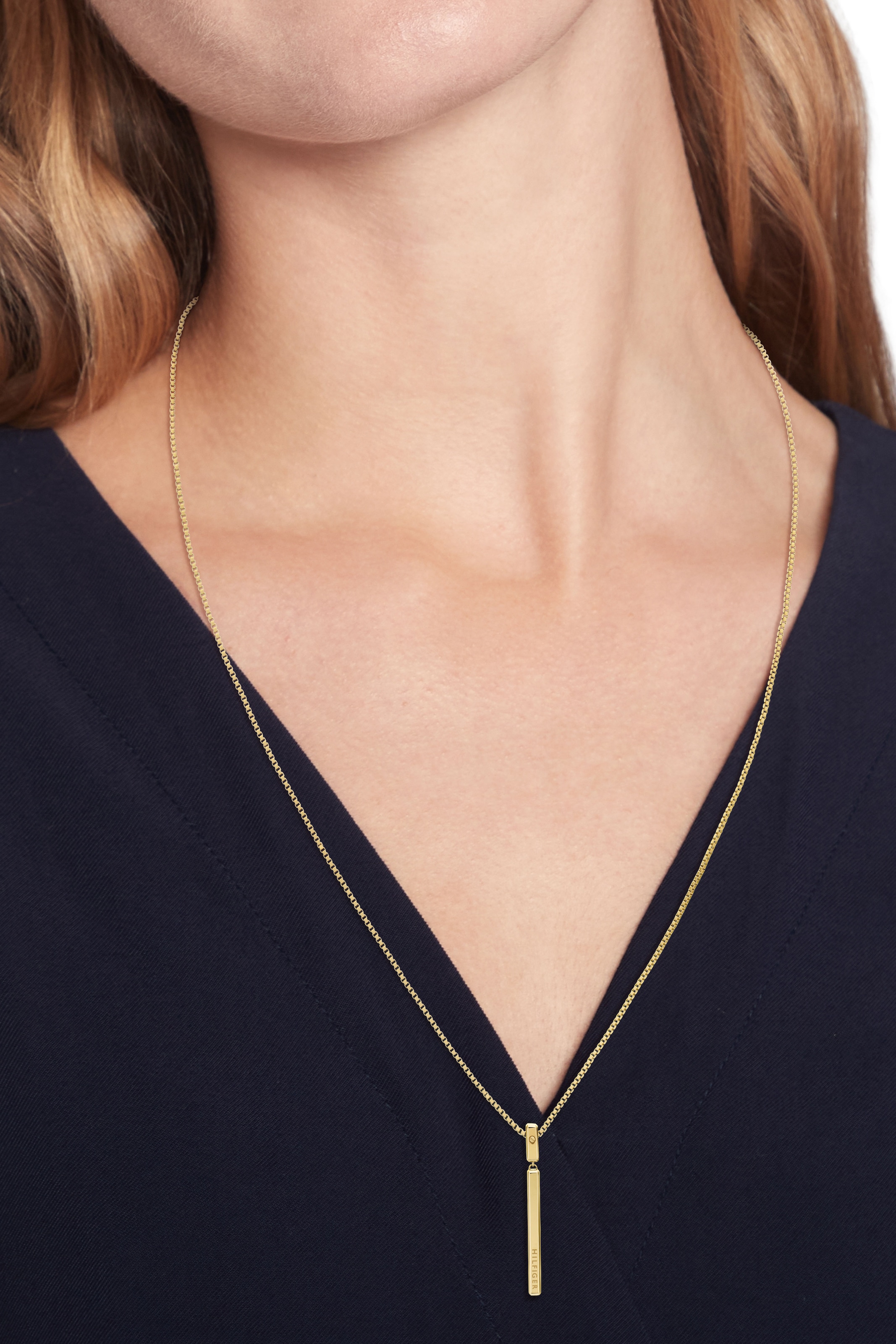 Tommy Hilfiger Kette mit Anhänger »LINEAR, 2780950, 2780951«