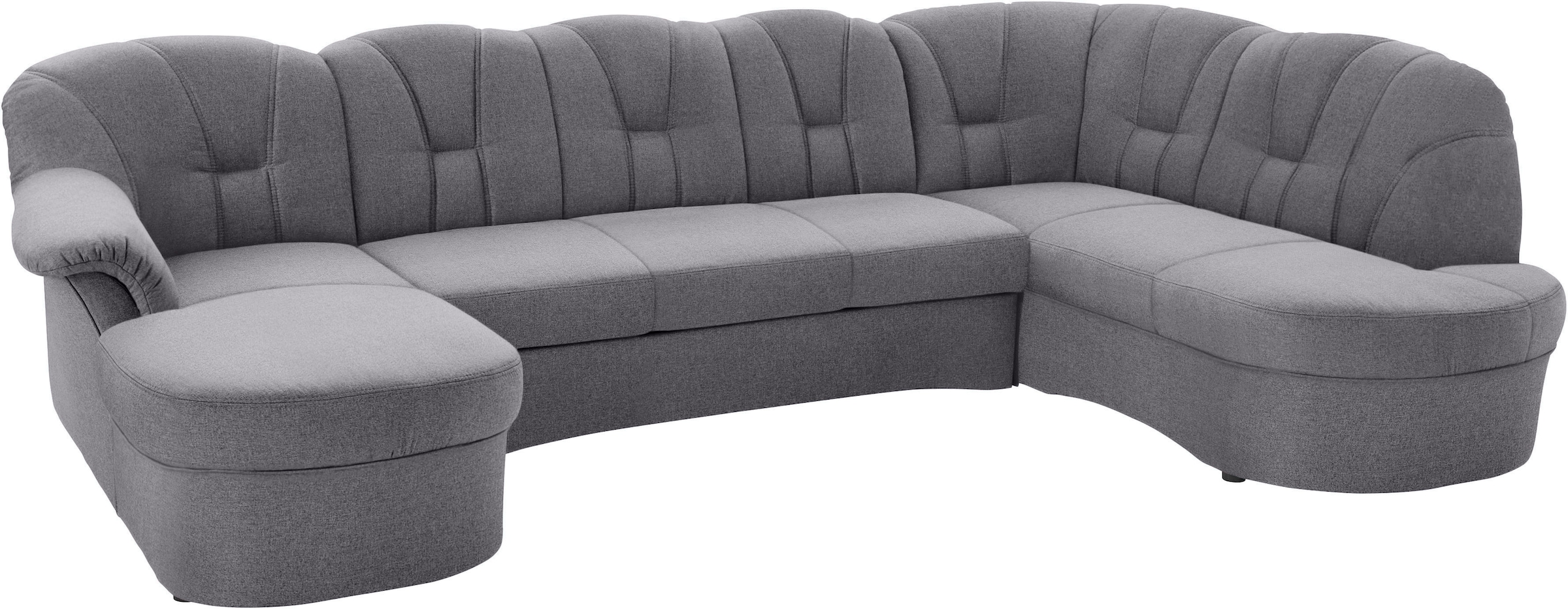 DOMO collection Wohnlandschaft »Papenburg U-Form«, in großer Farbvielfalt, wahlweise Bettfunktion, frei im Raum stellbar