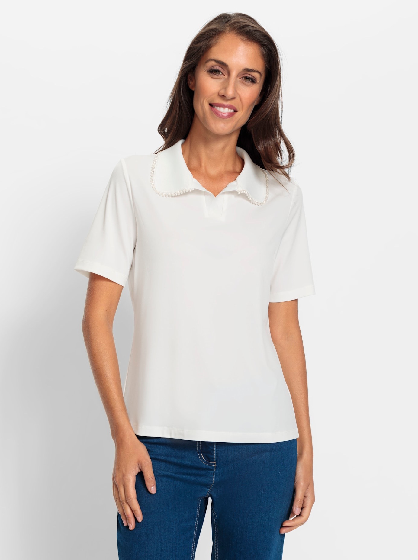 heine Poloshirt "Poloshirt" 1 Stk. tlg. günstig online kaufen