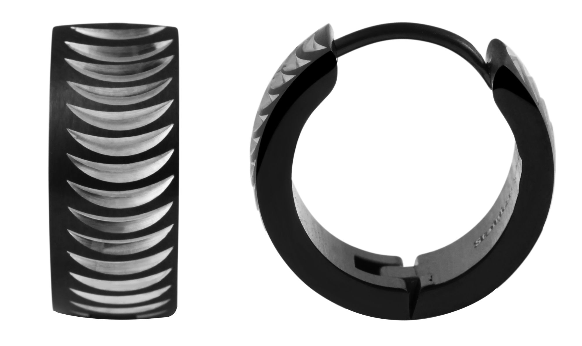 Adelia´s Klappcreolen "Damen Ohrringe – Klappcreole aus Edelstahl" Zum Vers günstig online kaufen