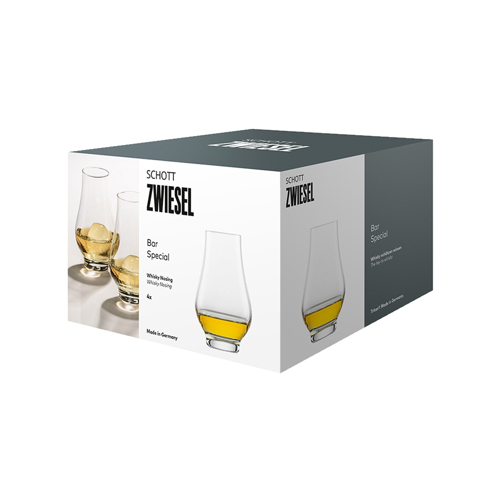 SCHOTT-ZWIESEL Whiskyglas »Whisky Nosing Gläser Bar Special 322 ml 4er Set transparent«