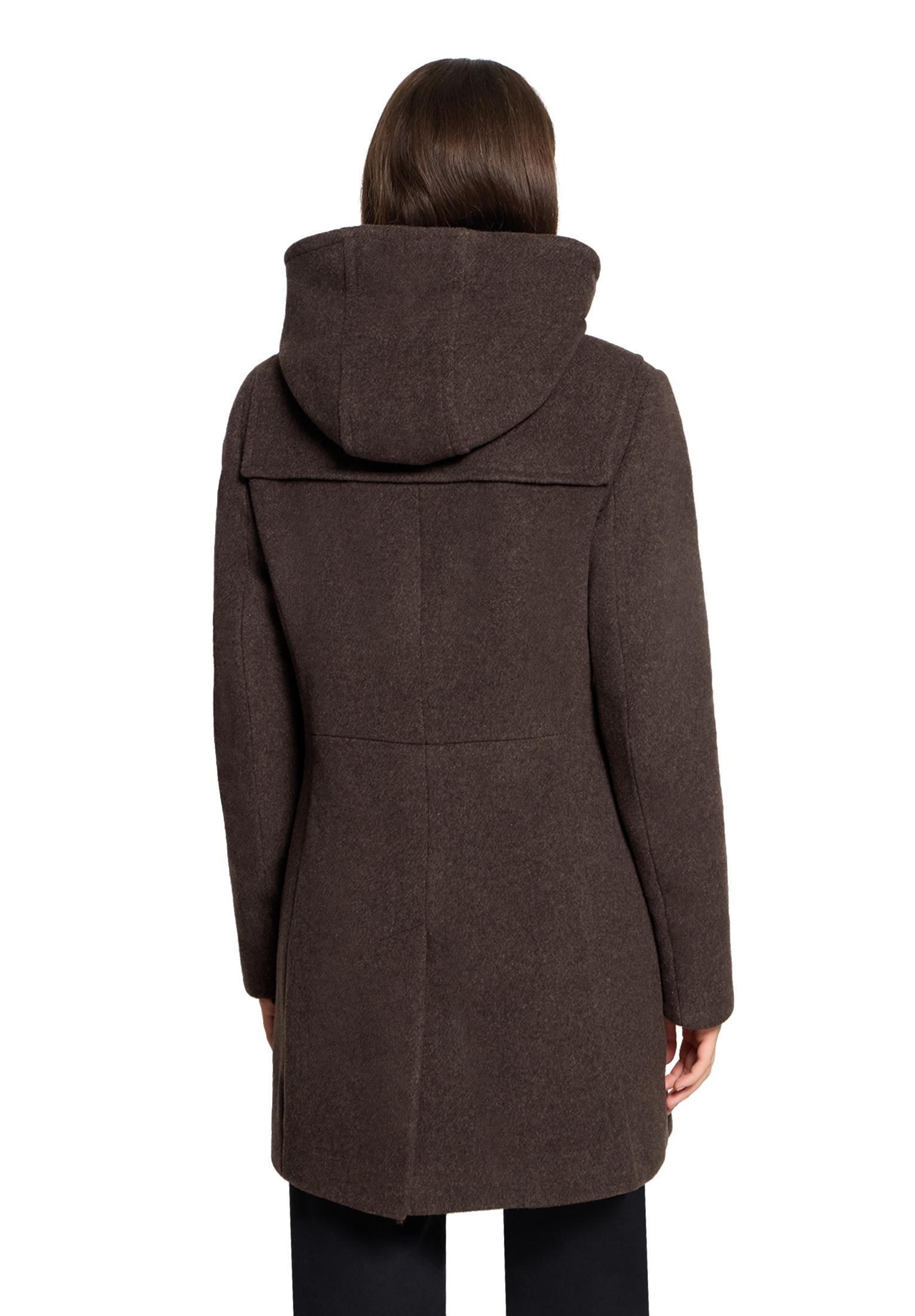 Gil Bret Dufflecoat Dufflecoat mit Kapuze und kariertem Inlay