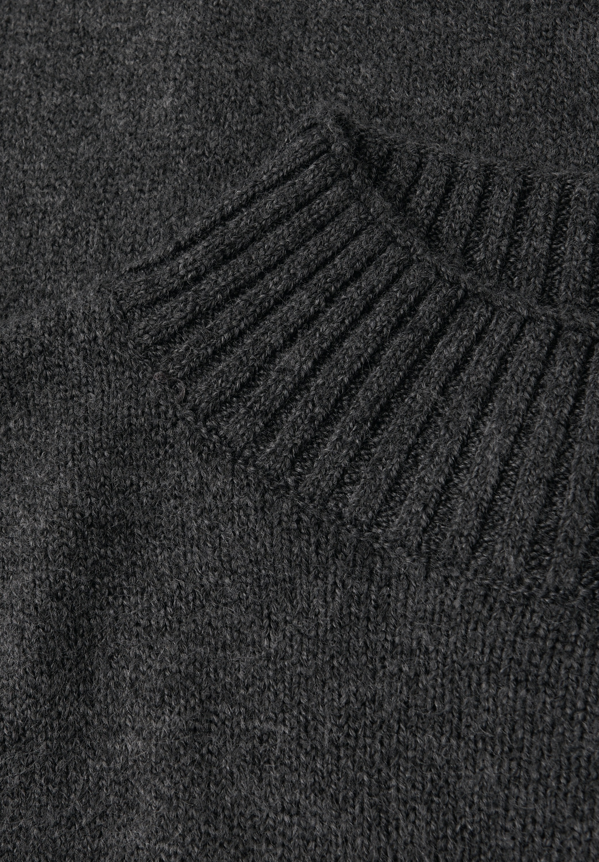 STREET ONE Rollkragenpullover mit Rippbündchen