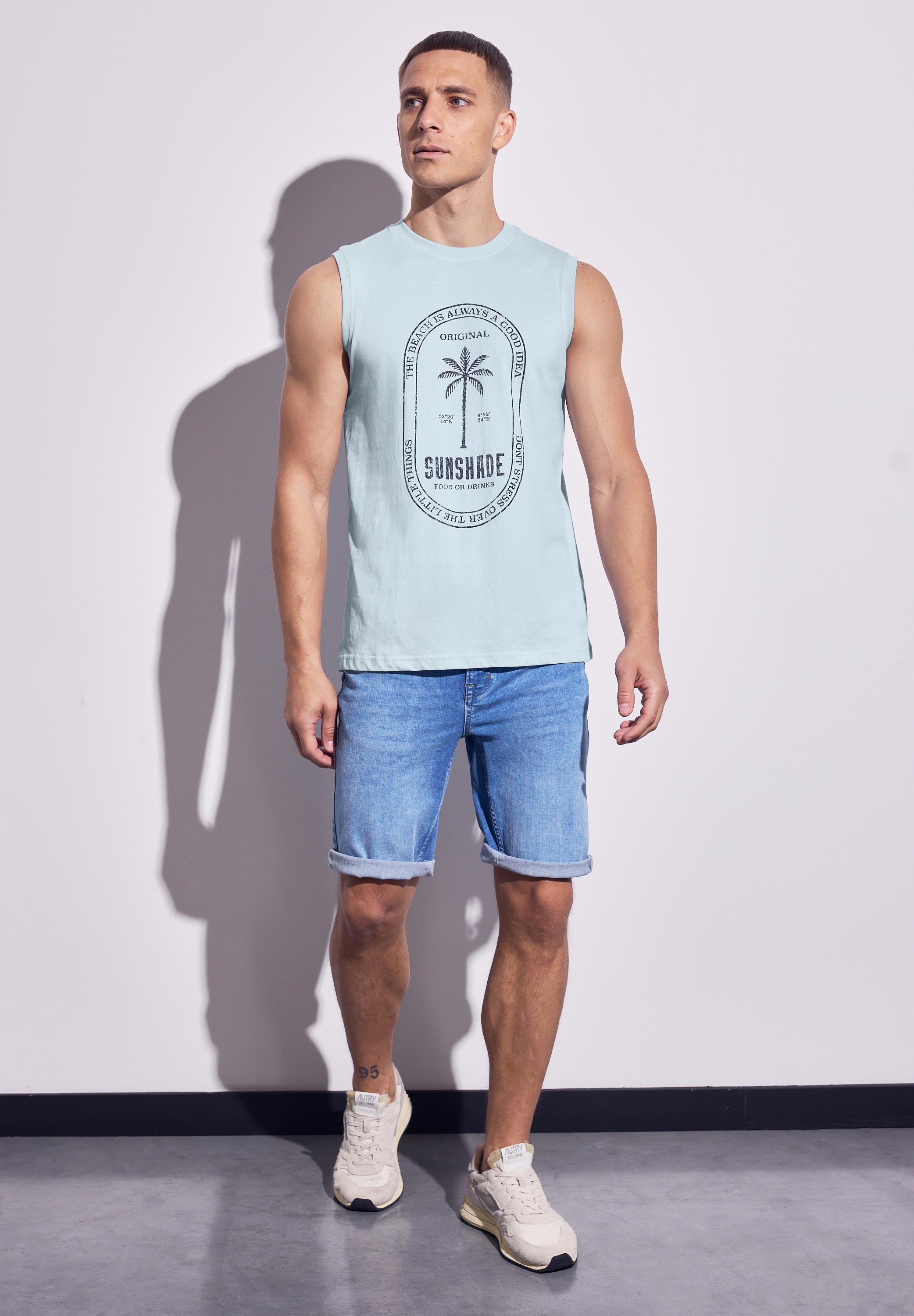 Thumbnail - STREET ONE MEN Trägertop aus reiner Baumwolle