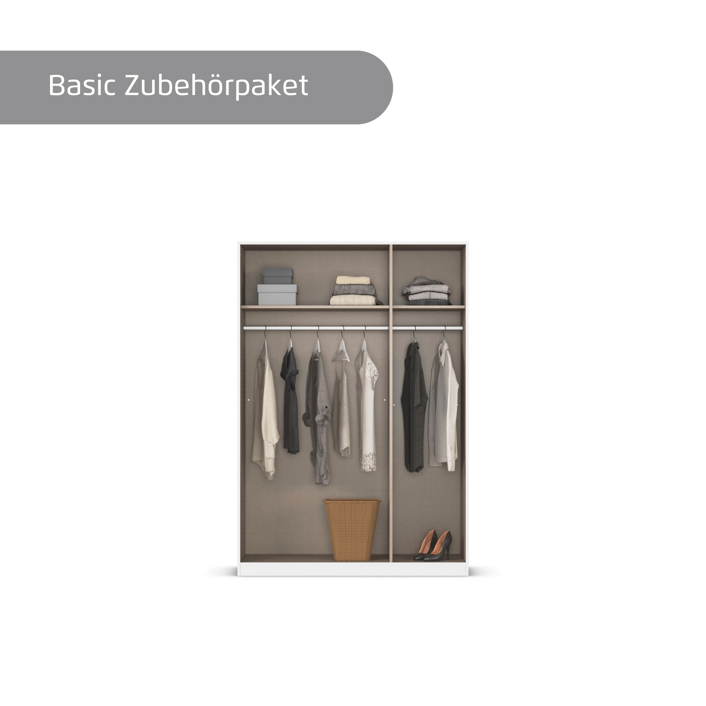 Thumbnail - rauch Kleiderschrank "Drehtürenschrank Schrank Garderobe Wäscheschrank Schlafzimmer AVOLA", (in 3 verschiedenen Ausstatt...