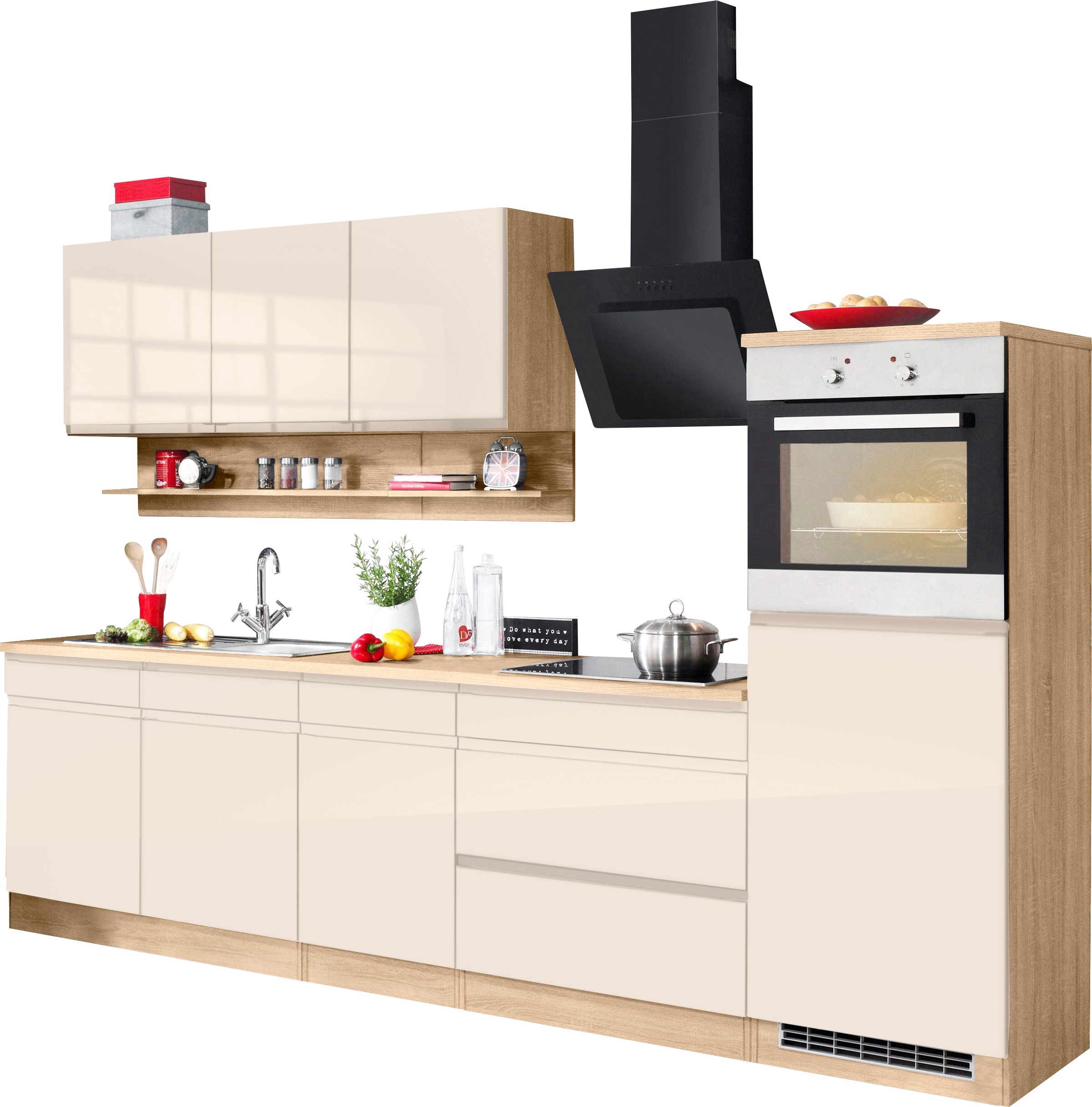 Thumbnail - KOCHSTATION Küchenzeile "KS-Virginia" Breite 290 cm, wahlweise mit Induktionskochfeld