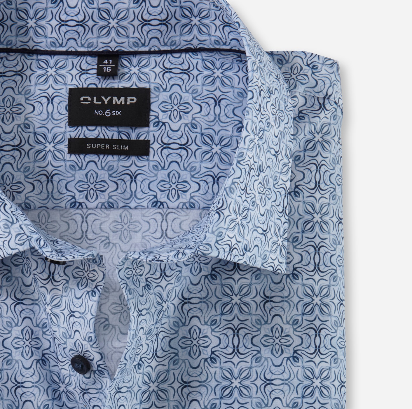 OLYMP Businesshemd »No 6 six« modisch gemustert