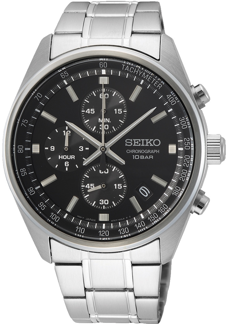 Seiko Chronograph »Seiko Chrono, SSB379P1«, Armbanduhr, Quarzuhr, Herrenuhr, Datum, Stoppfunktion