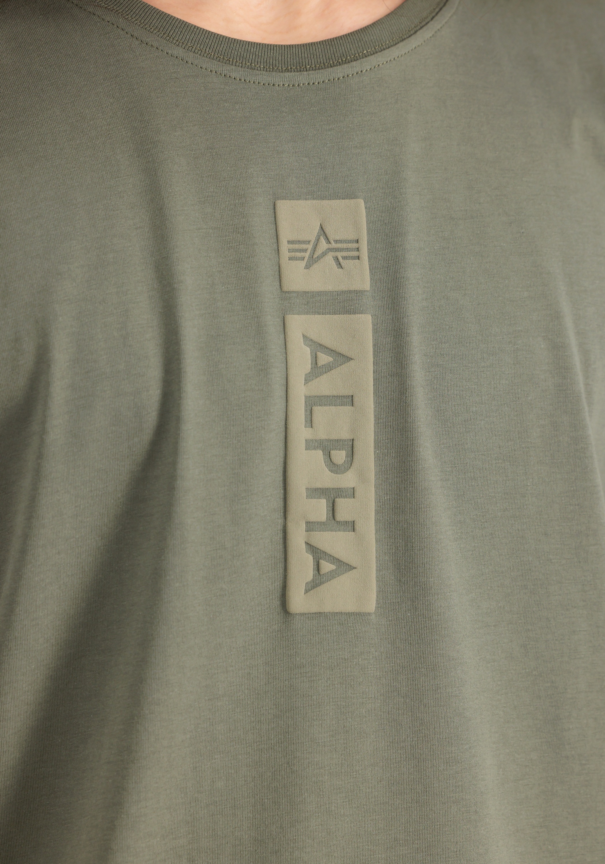 Alpha Industries T-Shirt »Alpha Puff Print T-Shirt T-Shirt«