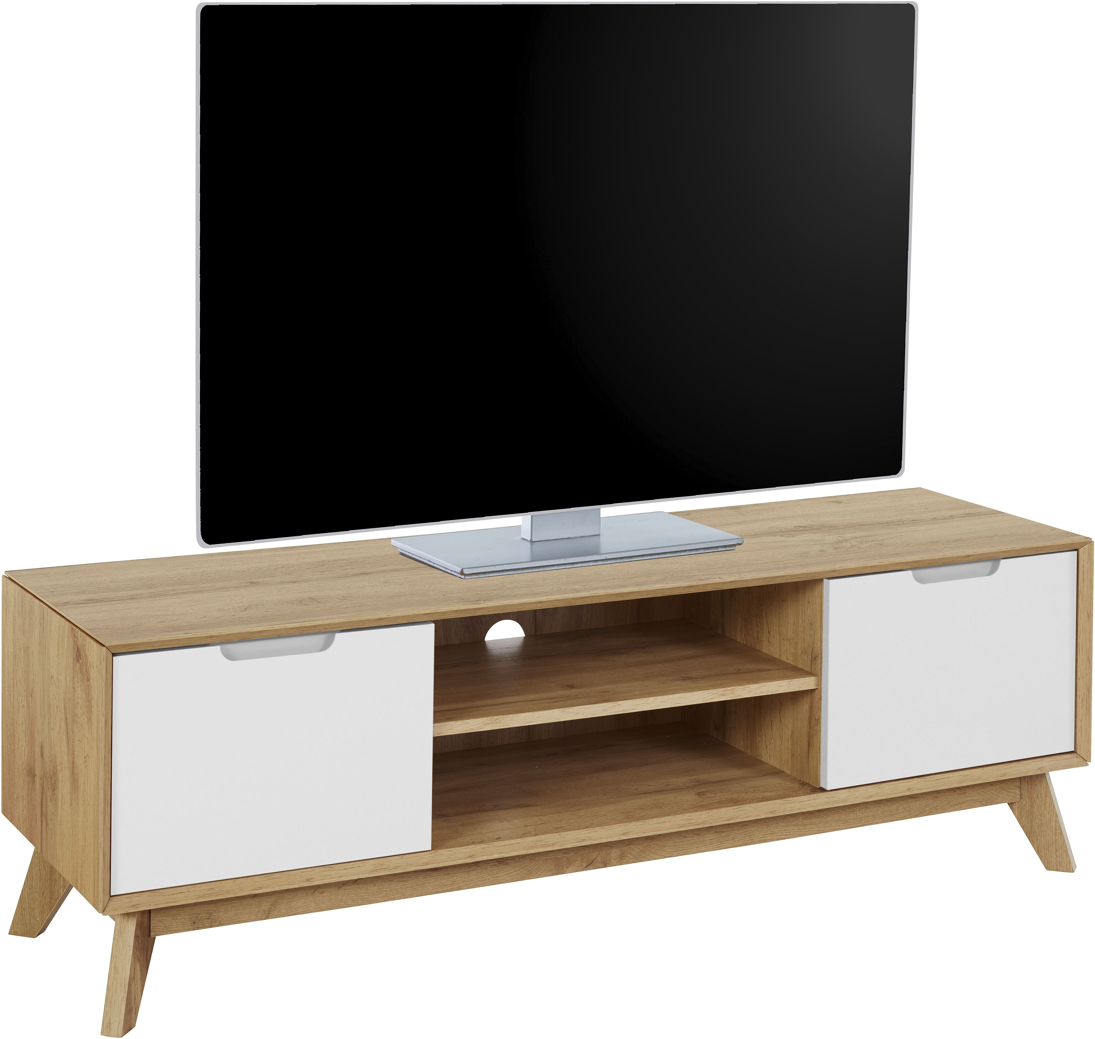 Thumbnail - OTTO home Lowboard "Pandrup" Kommode mit 3 Einlegeböden und Kabeldurchführung, B:135 cm