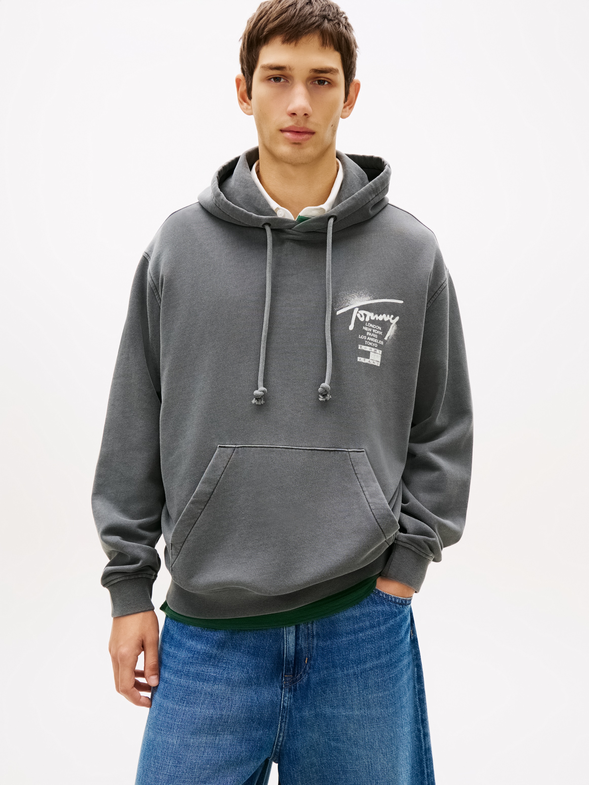Tommy Jeans Kapuzensweatshirt "TJM RELAXED NEON SIGN", Relaxed fit mit Kapu günstig online kaufen