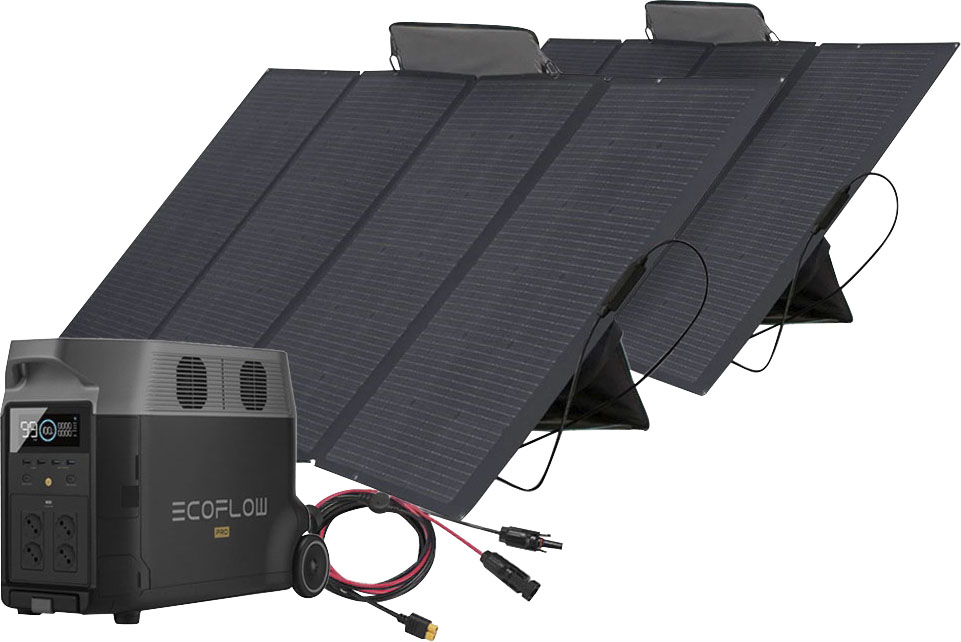Black Friday Sunset Solarakkus Anschluss 12 Zum von »Solar-Gel-Batterie V, | Solarmodulen 60 BAUR und Stromsets Ah«