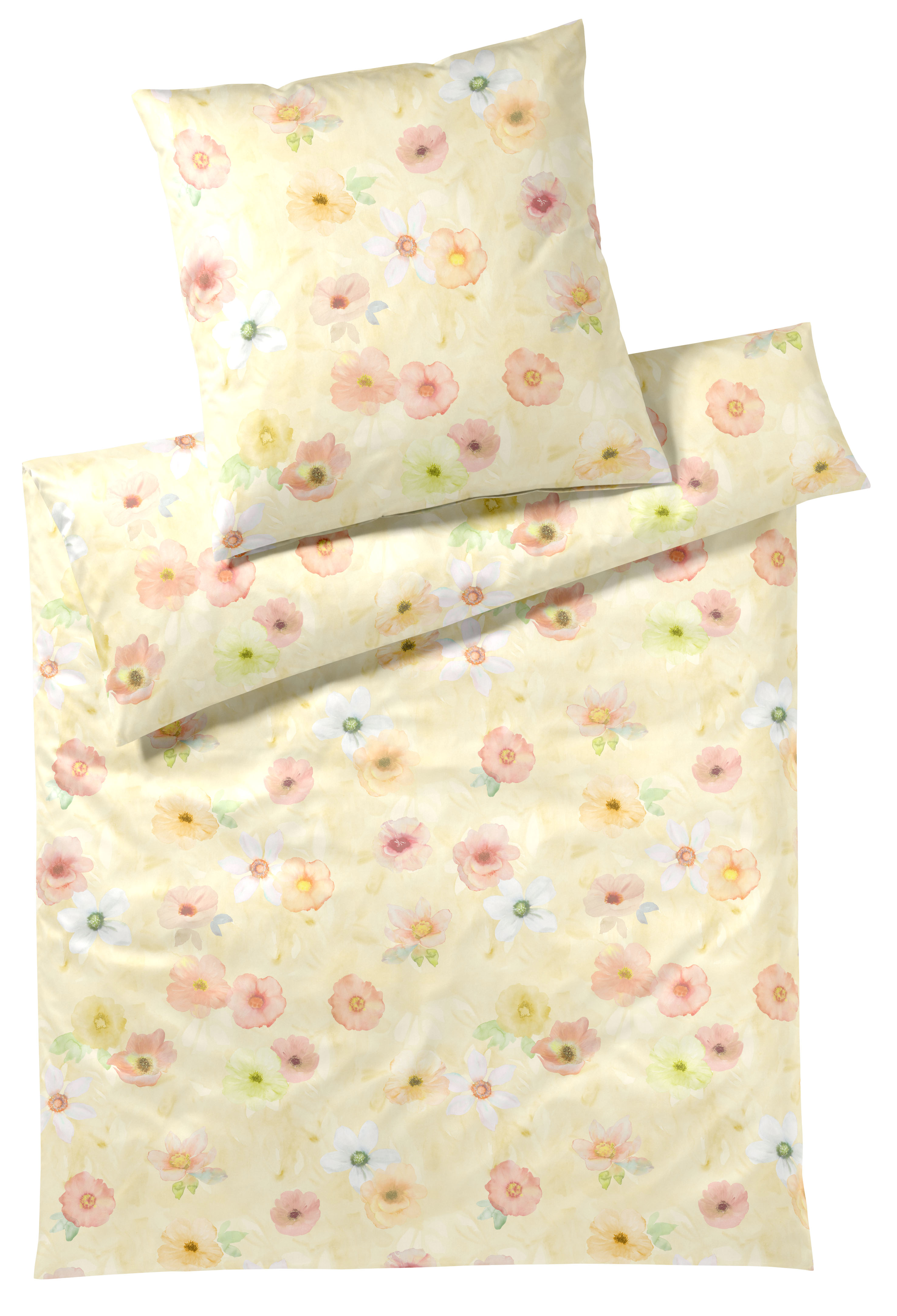 Elegante Bettwäsche "Pastel" 2 Stk. angenehmes Hautgefühl
