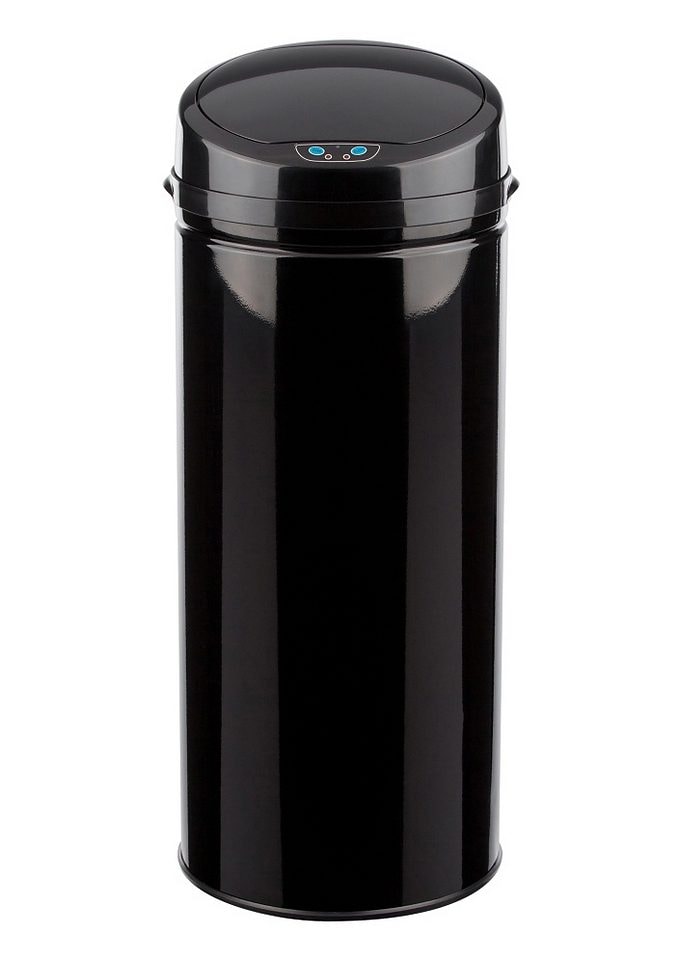 ECHTWERK Mülleimer »INOX BLACK«, 1 Behälter, Infrarot-Sensor, Korpus aus Edelstahl, Fassungsvermögen 42 Liter