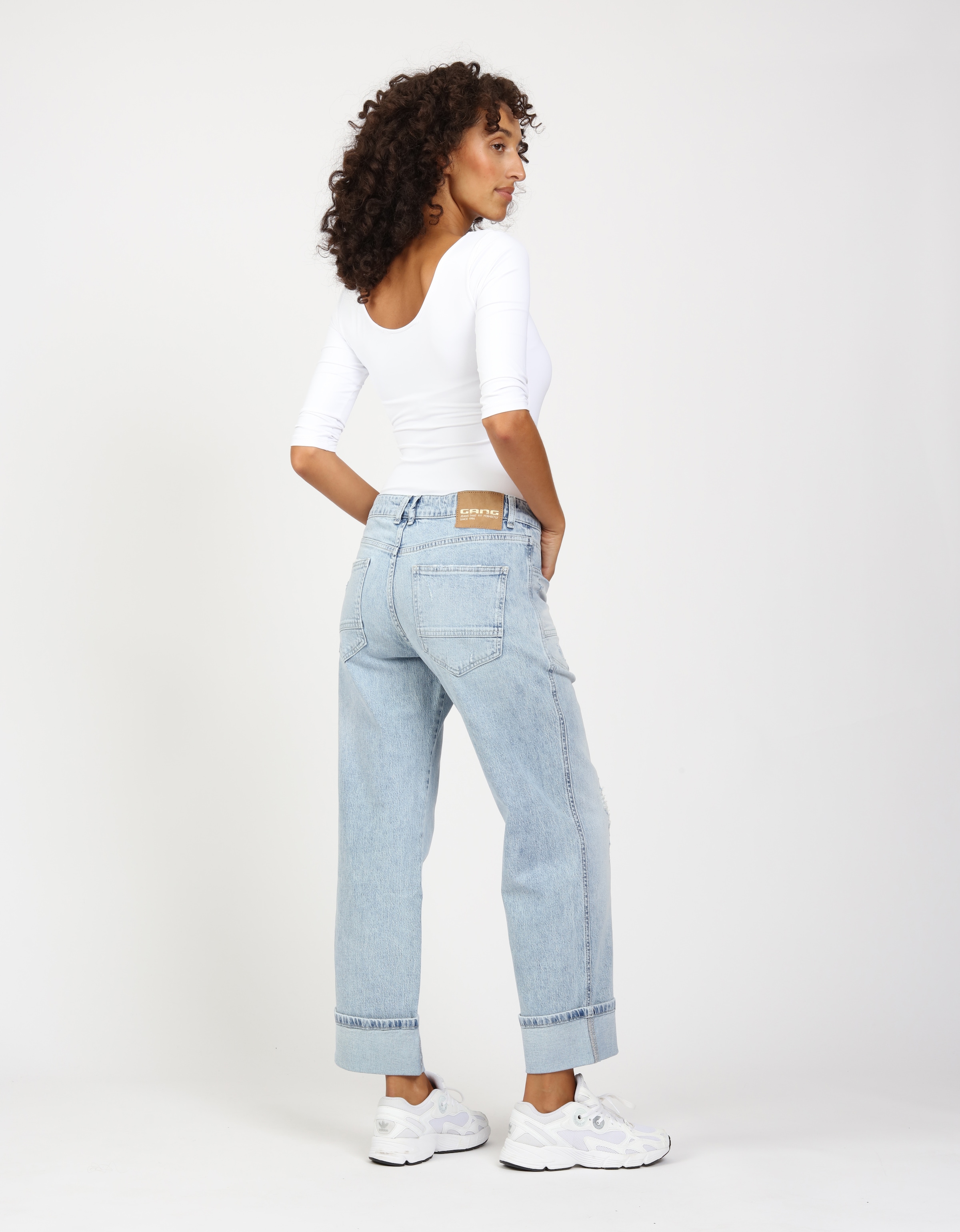 GANG Loose-fit-Jeans »94ROBERTA«, mit übergroßen aufgesetzten Taschen