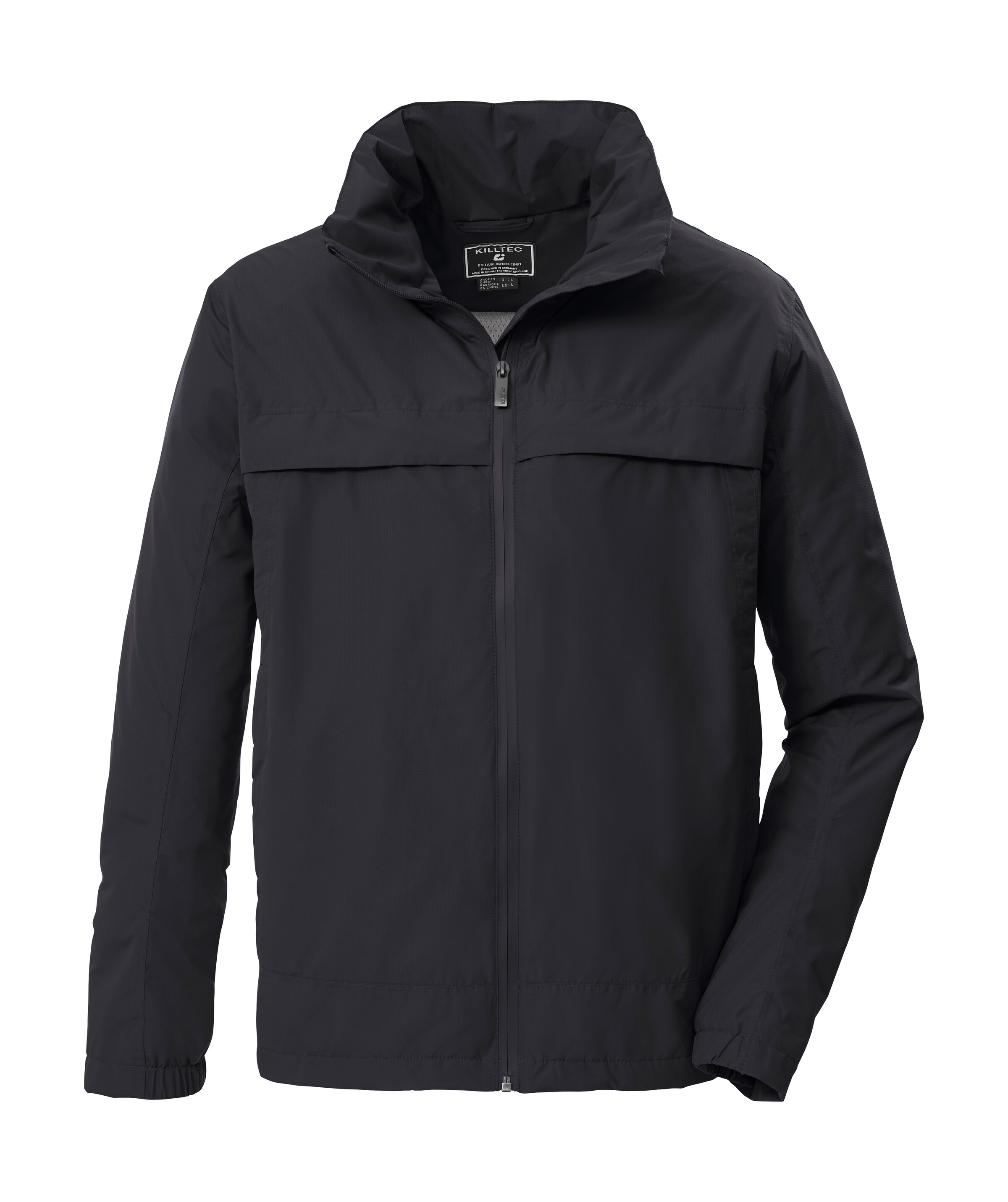 Killtec Funktionsjacke "KOS 6 MN JCKT" Leichte, wasserdichte Herrenjacke mit verstellbarer Kapuze