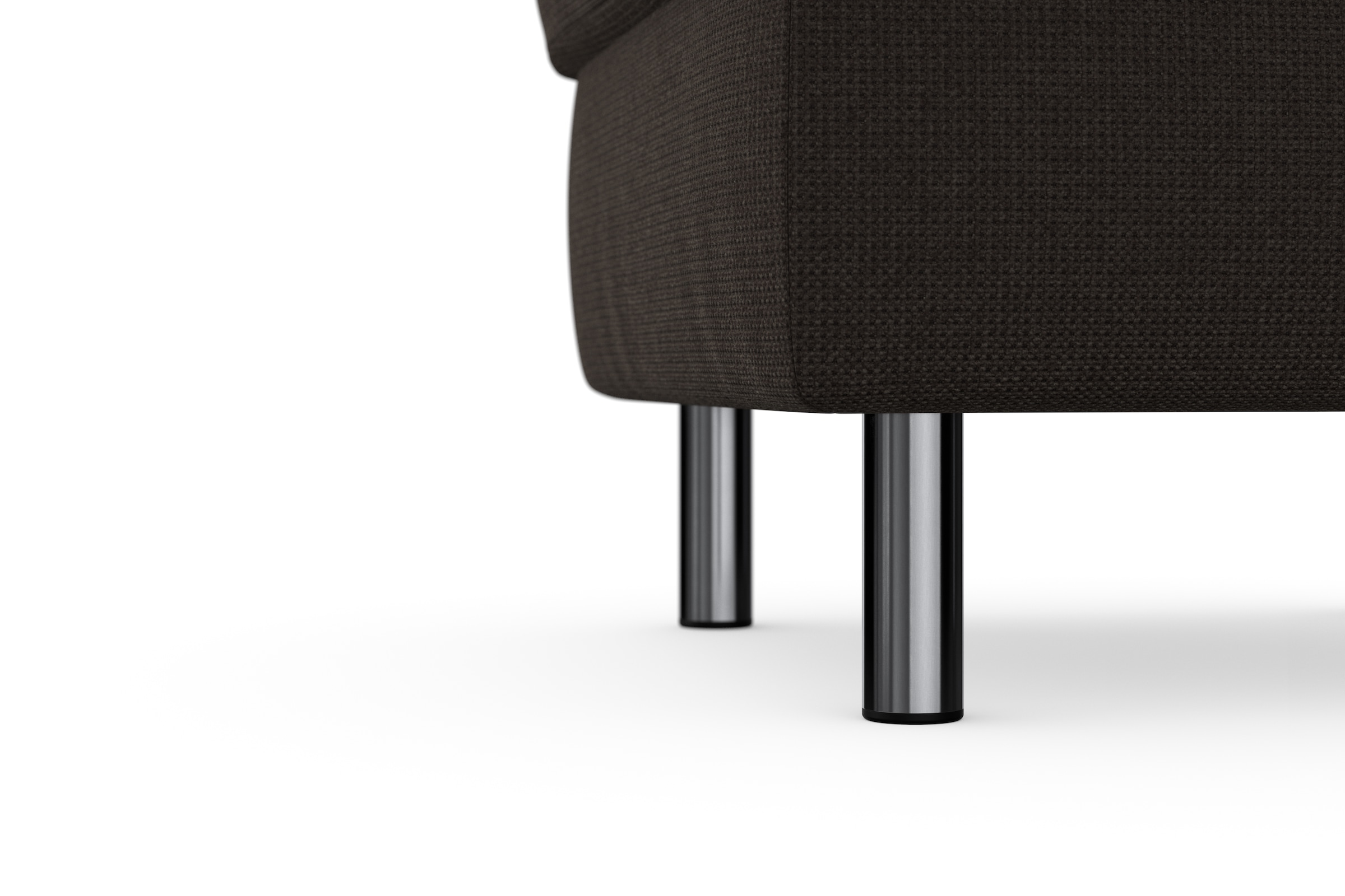 sit&more Stauraumhocker »Sinatra«, Sitzfläche ist abnehmbar, chromfarbene Metallfüße