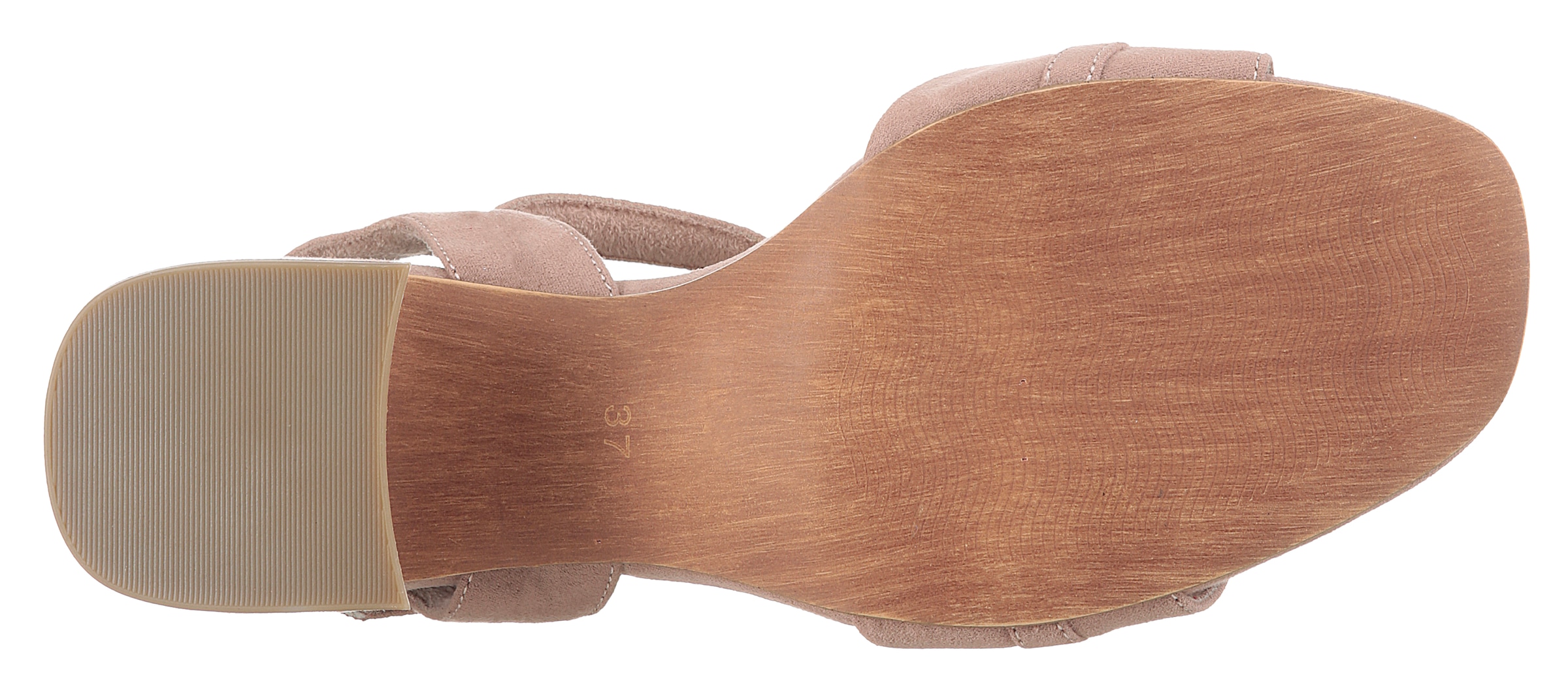 MARCO TOZZI by GMK Sandalette, Blockabsatz, Riemchensandale, Abendschuh mit Feel Me-Ausstattung